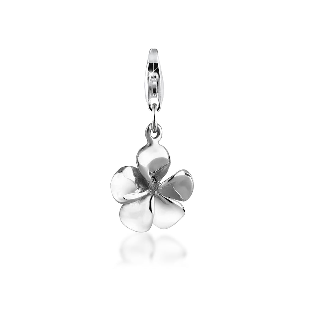 Nenalina Charm-Einhänger »Anhänger Frangipani Blüte Flower 925 Silber«