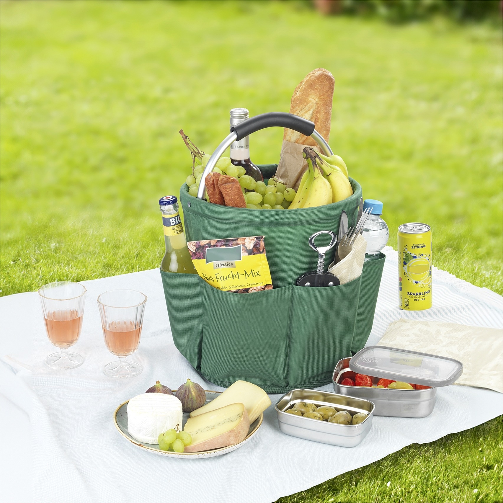 Maximex Falteimer »Modell Universal-Caddy« Organizer für Haus & Garten, platzsparend faltbar, mit 6 Außentaschen