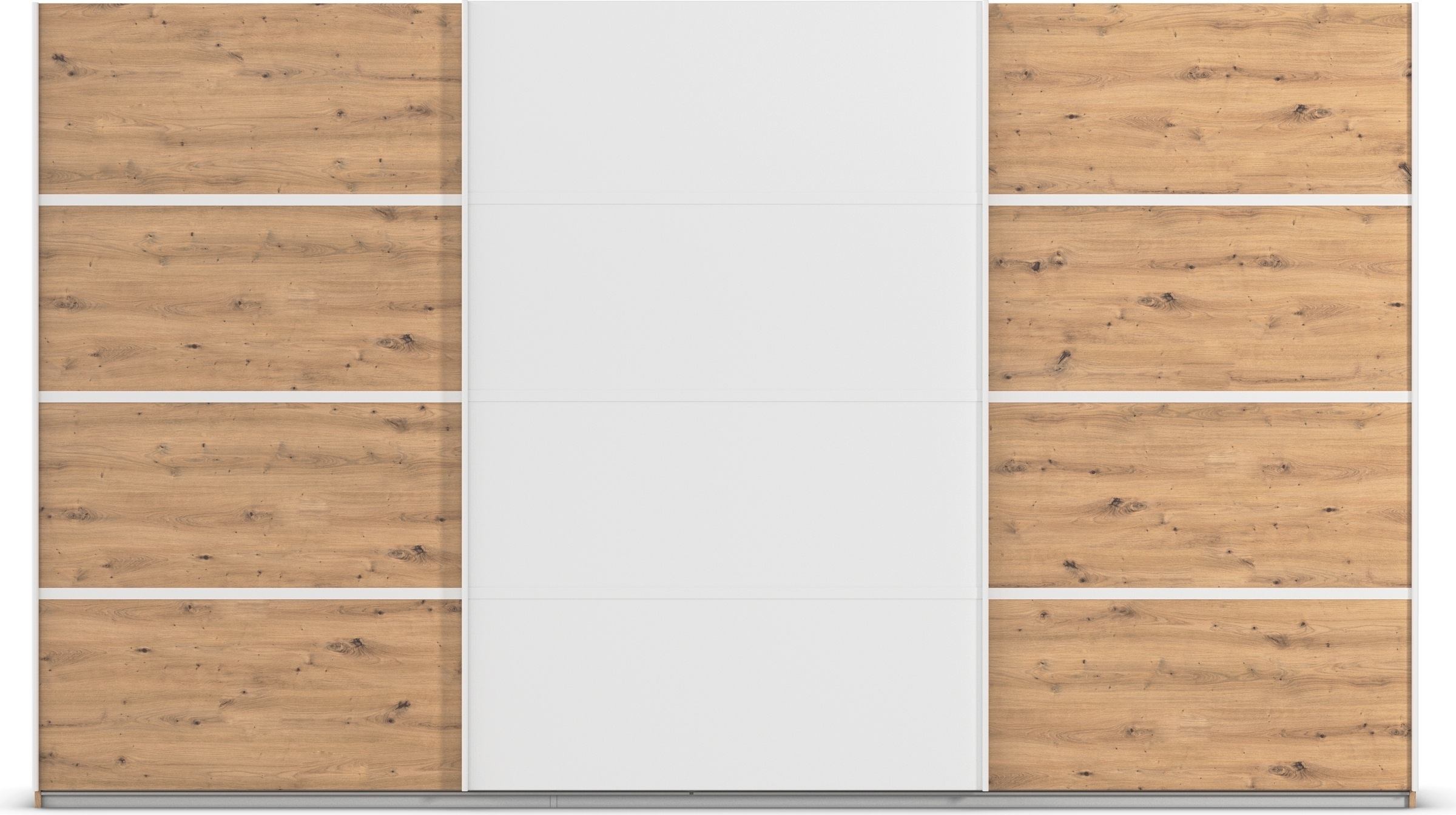 rauch Kleiderschrank »Schwebetürenschrank Garderobe Schrank TOP ANGEBOT Avola«, (in 3 verschiedenen Ausstattungen BASIC/CLASSIC/PREMIUM), mit eleganten Zierleisten in Chrom, Schwarz oder Weiß MADE IN GERMANY