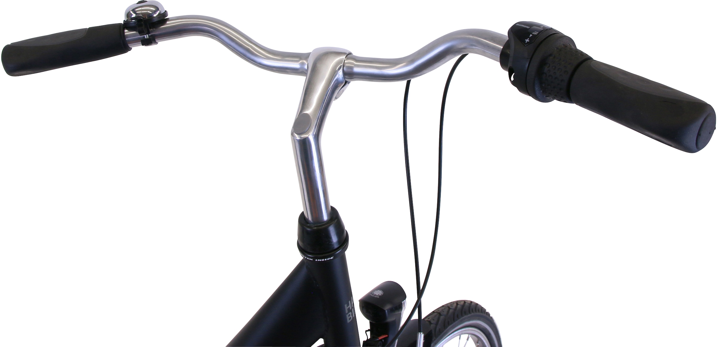HAWK Bikes Cityrad »City Wave Premium Black«, 3 Gang, Shimano, Nexus Schaltwerk, für Damen und Herren