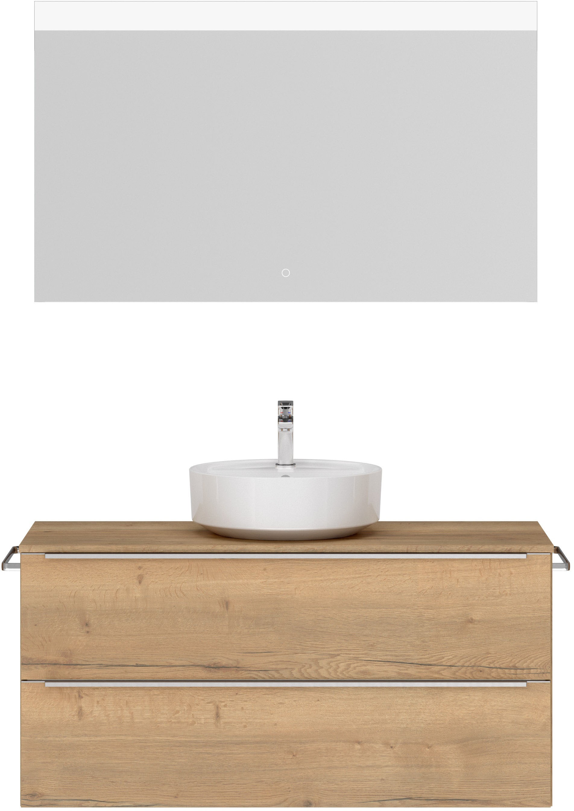 nobilia® Badmöbel-Set »Alvene« vormontiert, mit Soft-Close, 2 Stk. tlg. günstig online kaufen