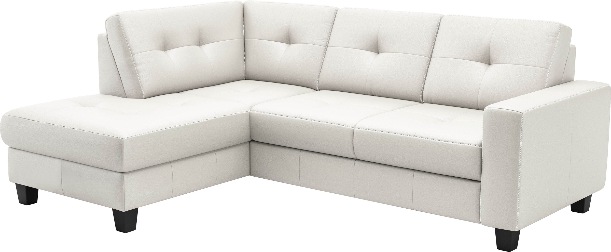 PLACES OF STYLE Ecksofa »Varese« wahlweise mit Bettfunktion und Bettkasten günstig online kaufen
