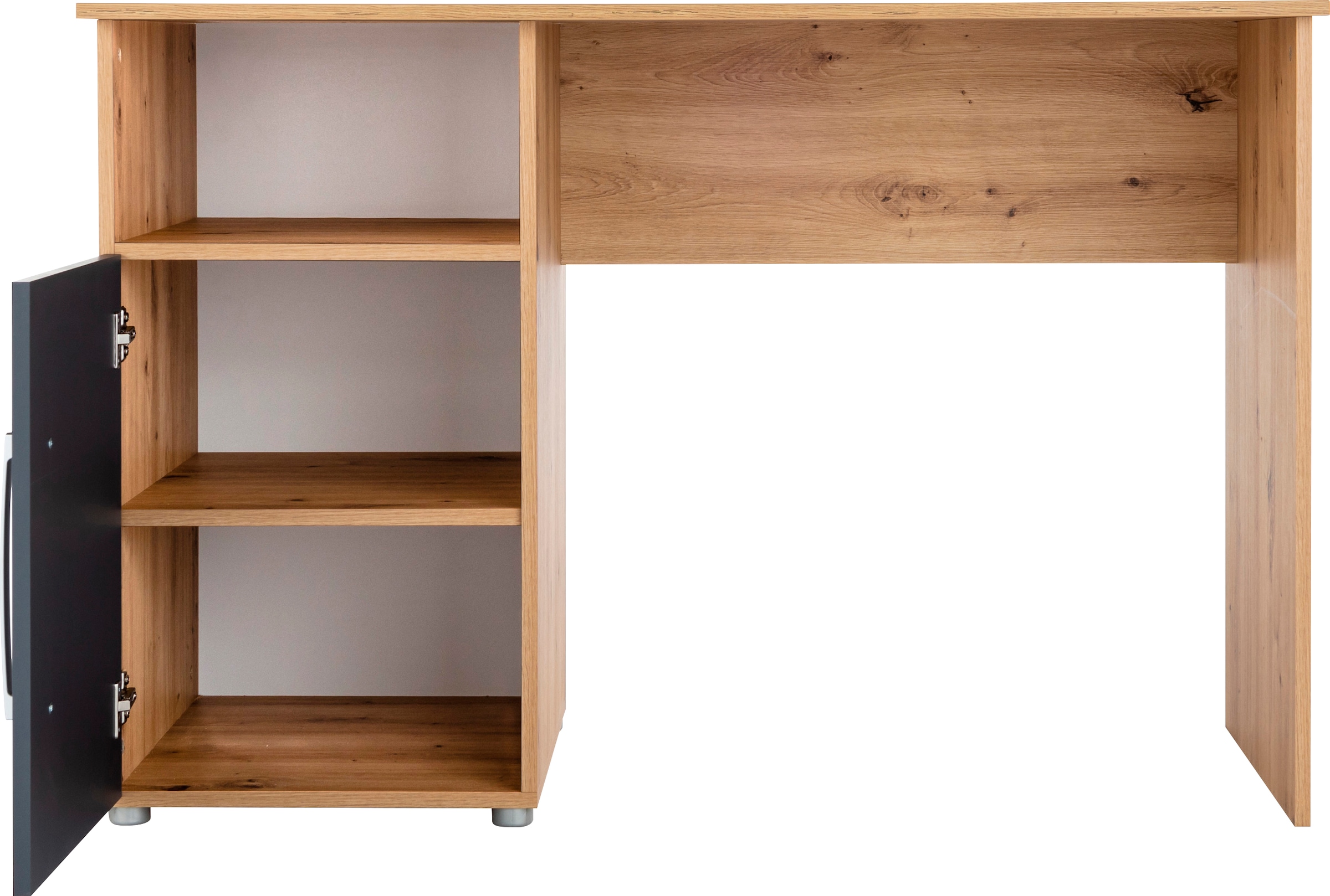 arthur berndt Jugendzimmer-Set »Alessio«, (Set, 4 tlg., Kleiderschrank mit Schubfächern, Regalelement, geräumiger Auszug), mit Melamin-Oberfläche