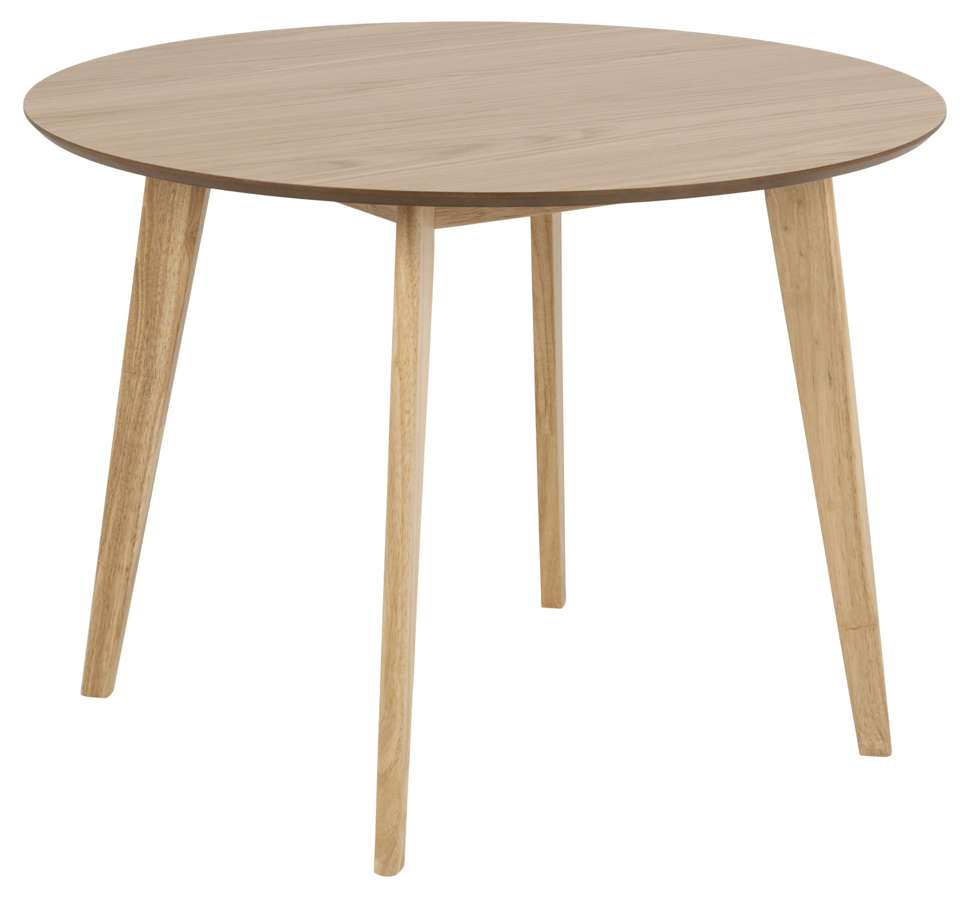 2. Bild von ACTONA GROUP Esstisch »Roxby«, (1 St.), Roxby Esstisch rund, mit Eiche Furnier Ø 105 cm