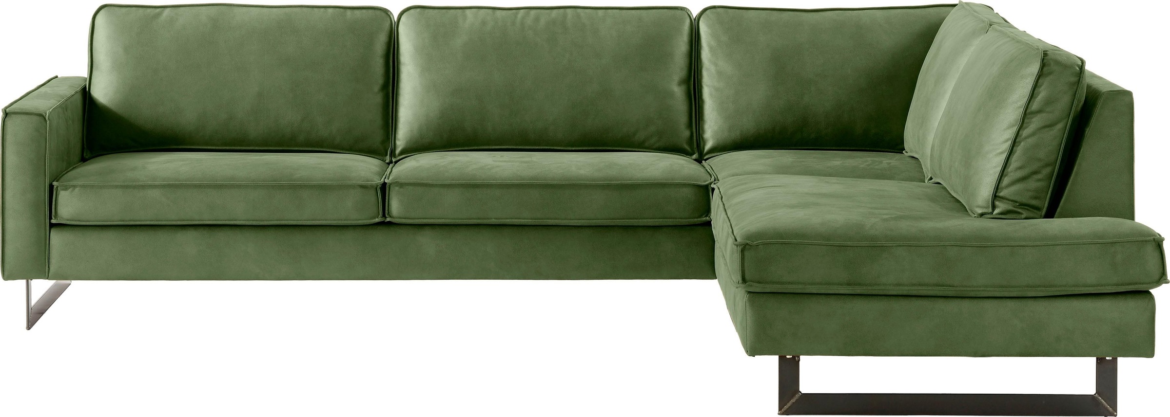 Places of Style Ecksofa »Pinto, 290 cm, Cord, Chenille, Lederoptik, Ottoman günstig online kaufen