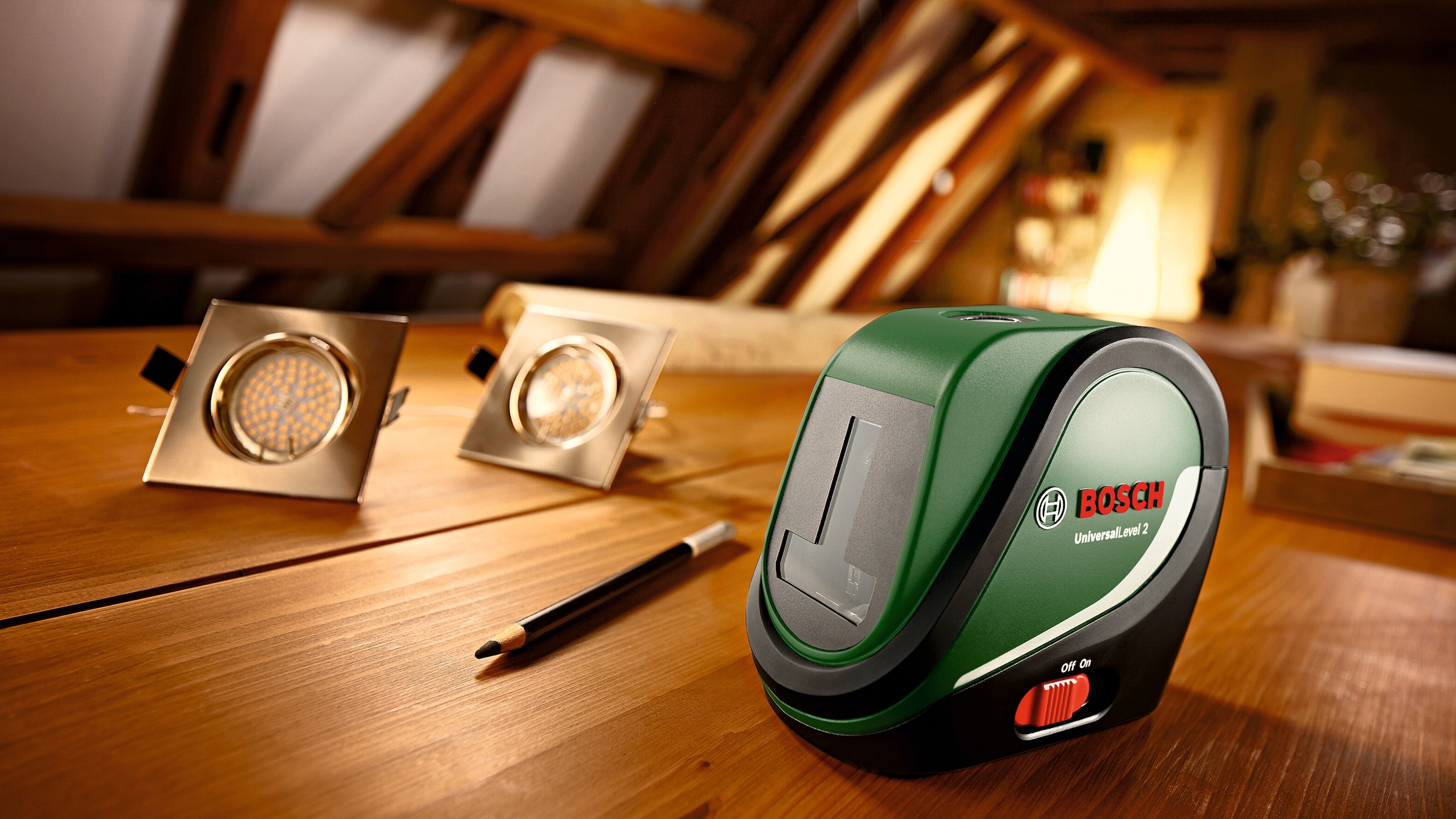 Bosch Home & Garden Kreuzlinienlaser »UniversalLevel 3«, Max. Reichweite: 10m