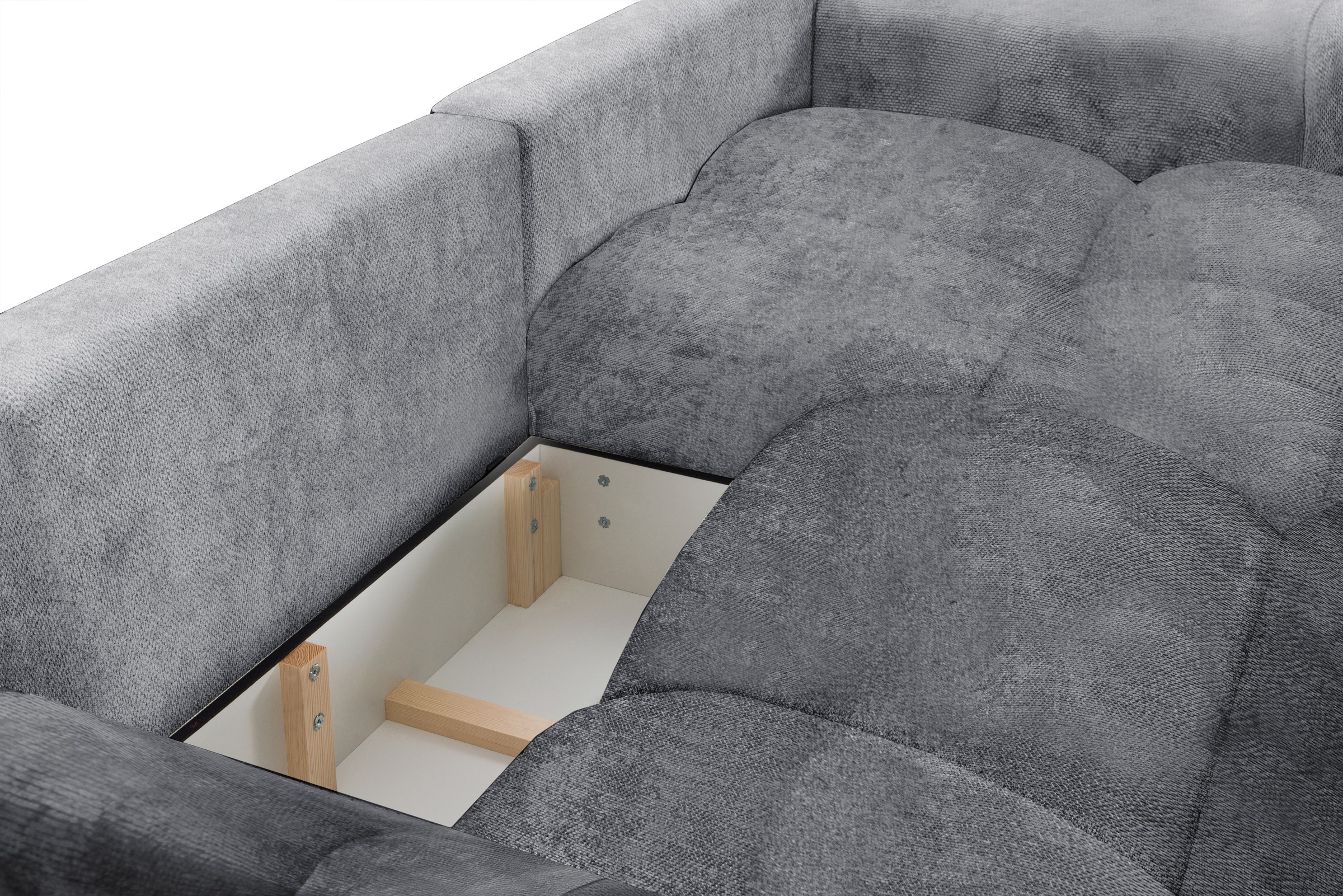 exxpo - sofa fashion Ecksofa inkl. Bettfunktion und Bettkasten,toller Sitzkomfort, Steppung im Sitz