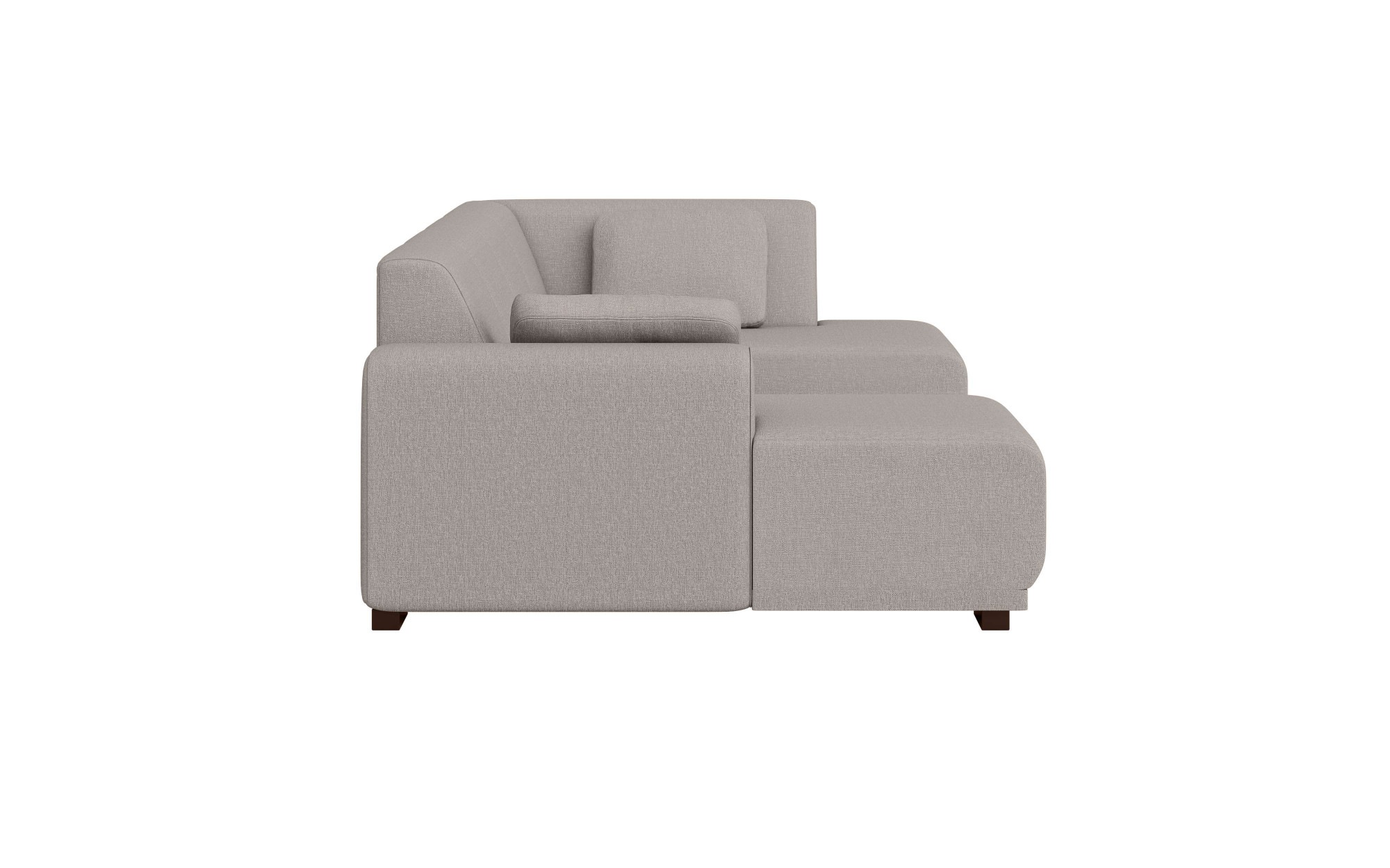 Home affaire Wohnlandschaft »BORNHOLM U-Form mit Recamiere rechts/links, B/T/H: 300/162/85 cm«, U-Form mit Wellenunterfederung, Recamiere rechts oder links bestellbar