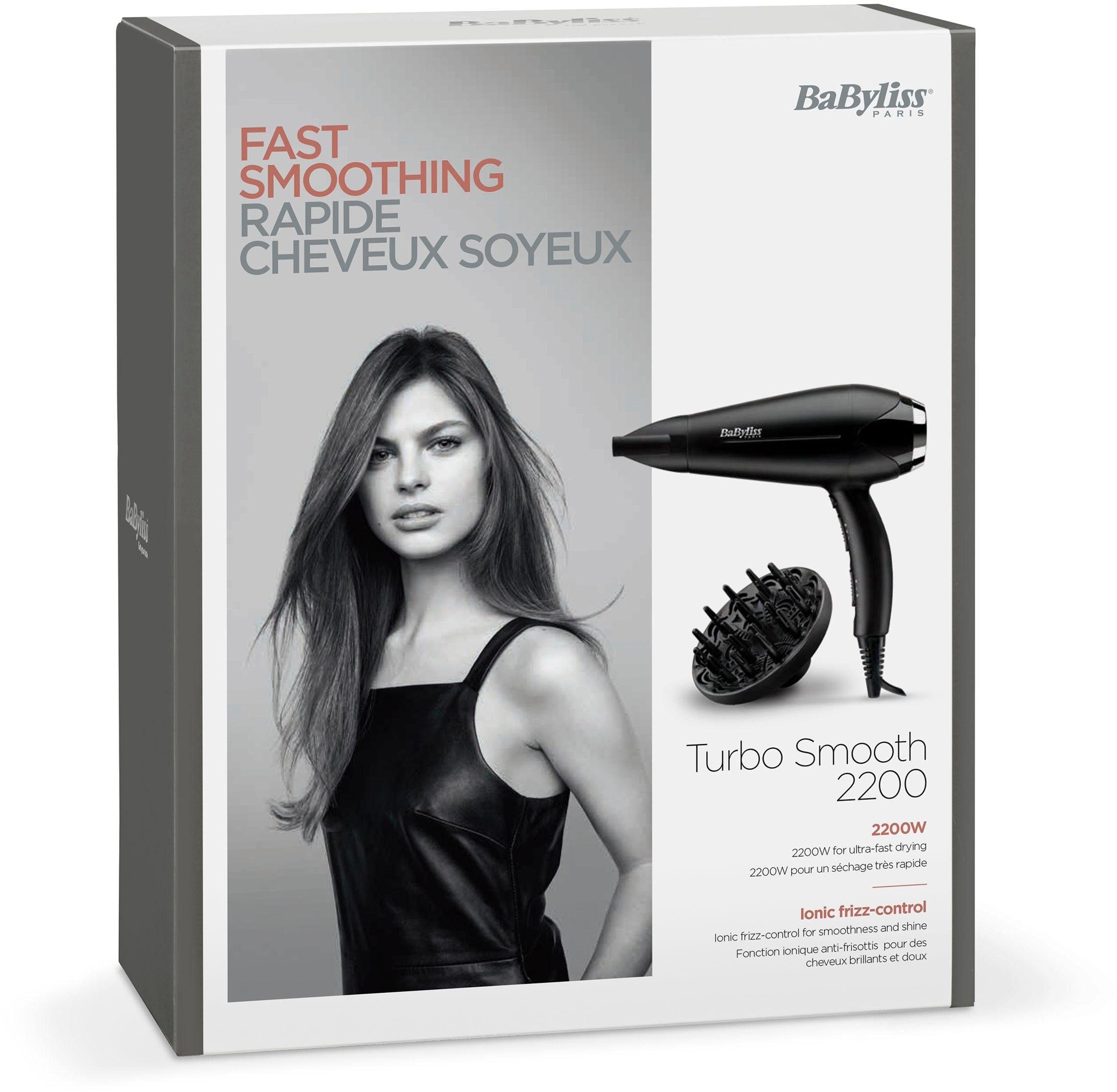 kaufen Haartrockner Smooth«, 2 BaByliss Turbo online 2200 »D572DE Aufsätze W,