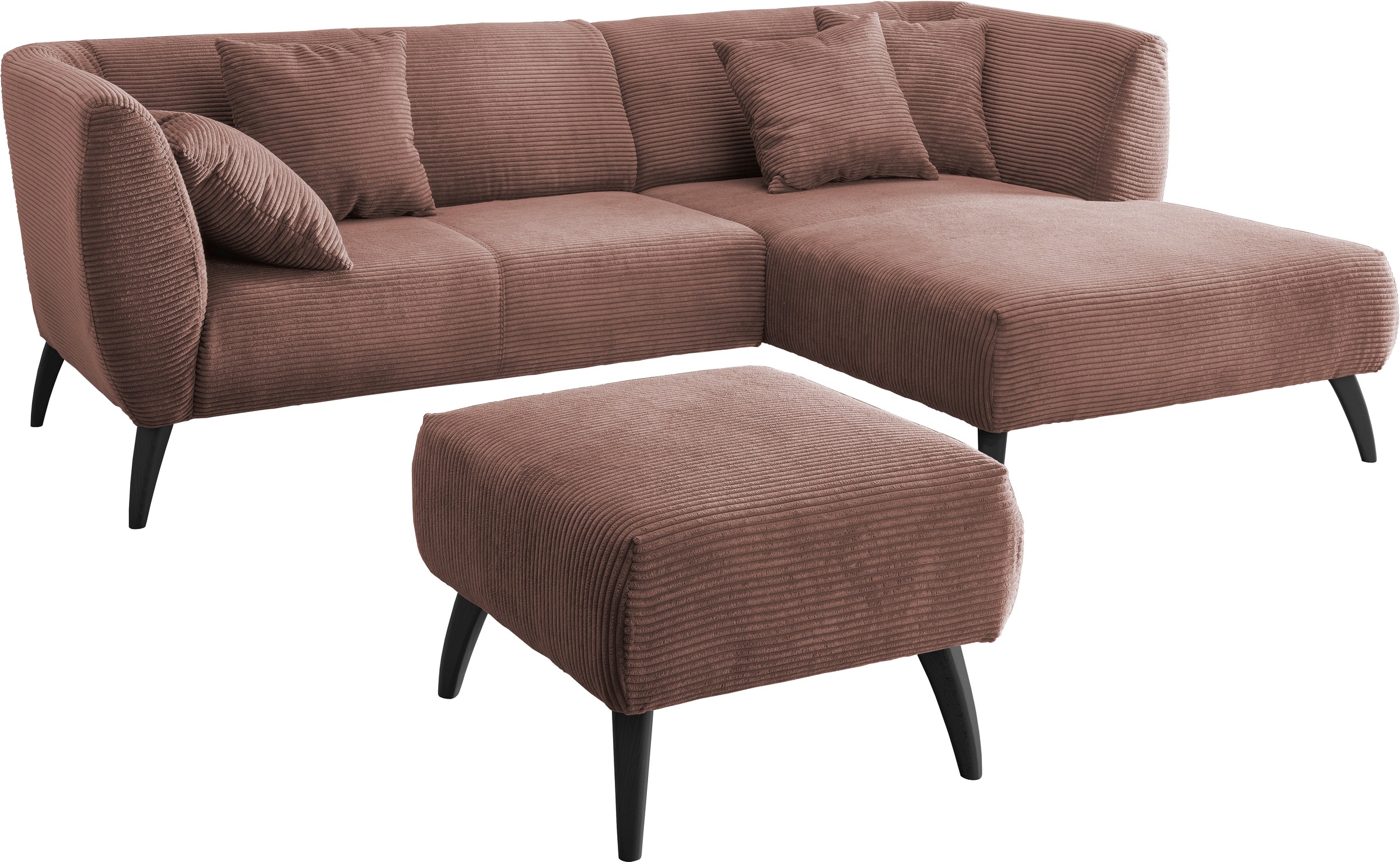 Home affaire Ecksofa »Colori Polstermöbel mit zeitlos eleganter Rückenführu günstig online kaufen