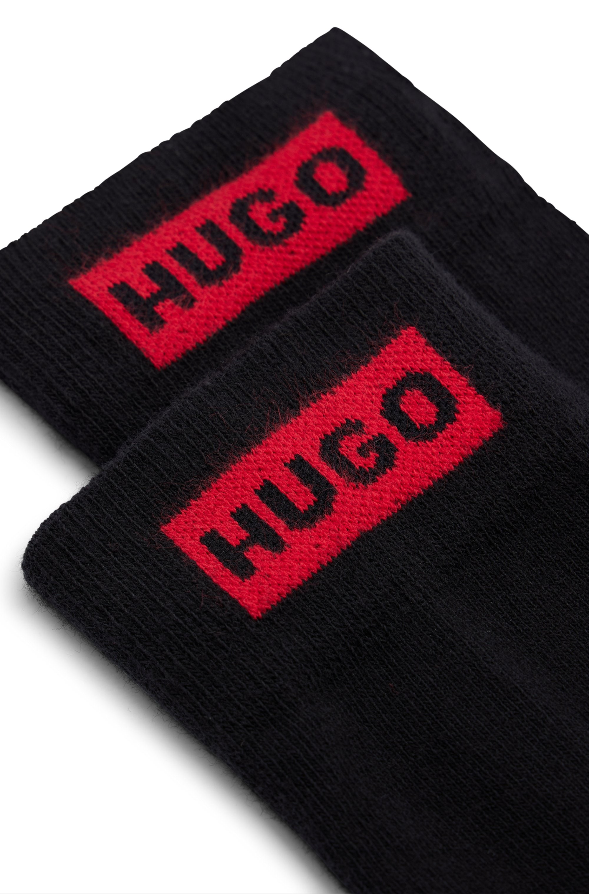 HUGO Underwear Businesssocken »2P RS LABEL CC W«, (Packung, 2 Paar, 2er), mit eingesticktem Markenlabel