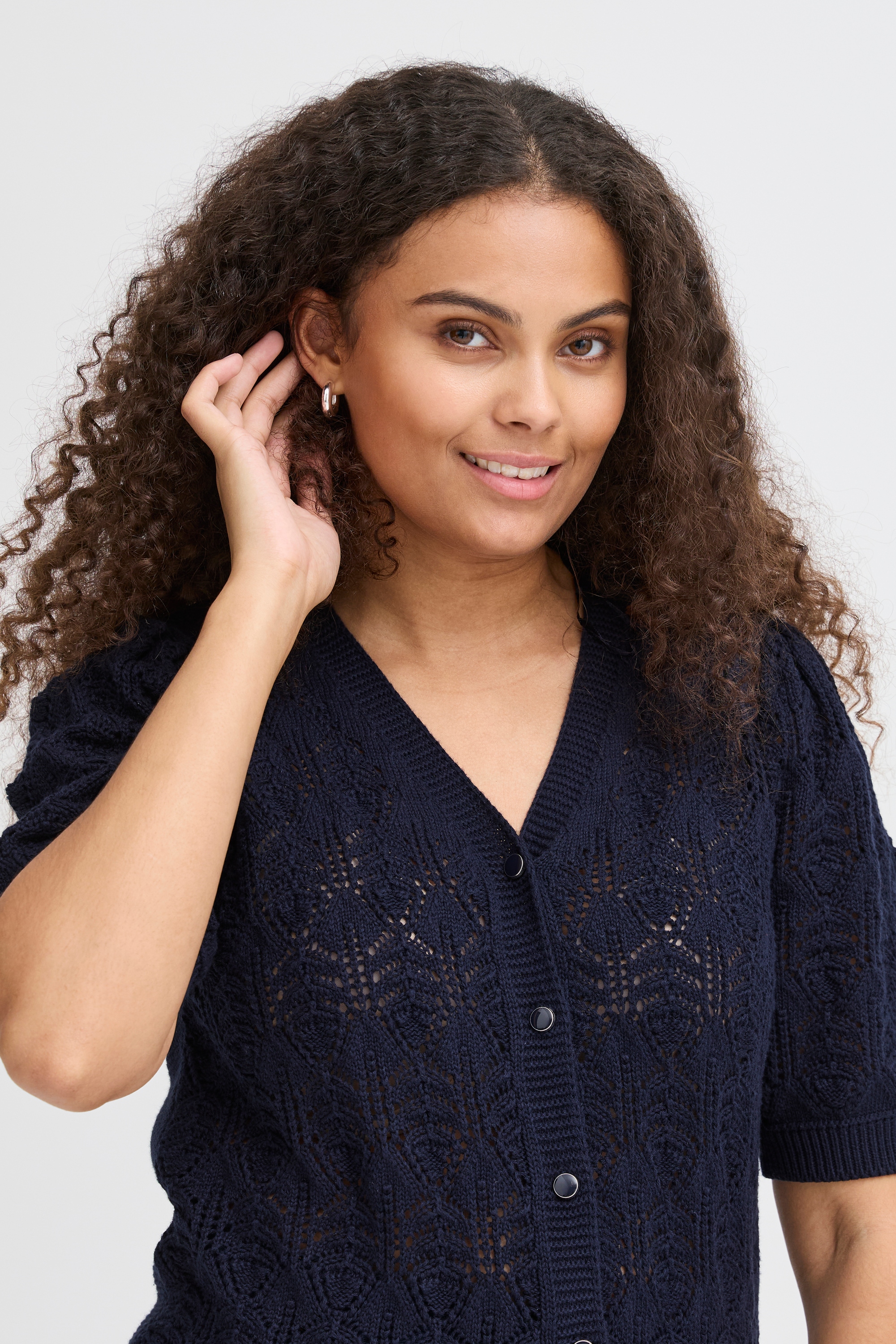 fransa Strickjacke »Strickjacke FRKATELEEN«