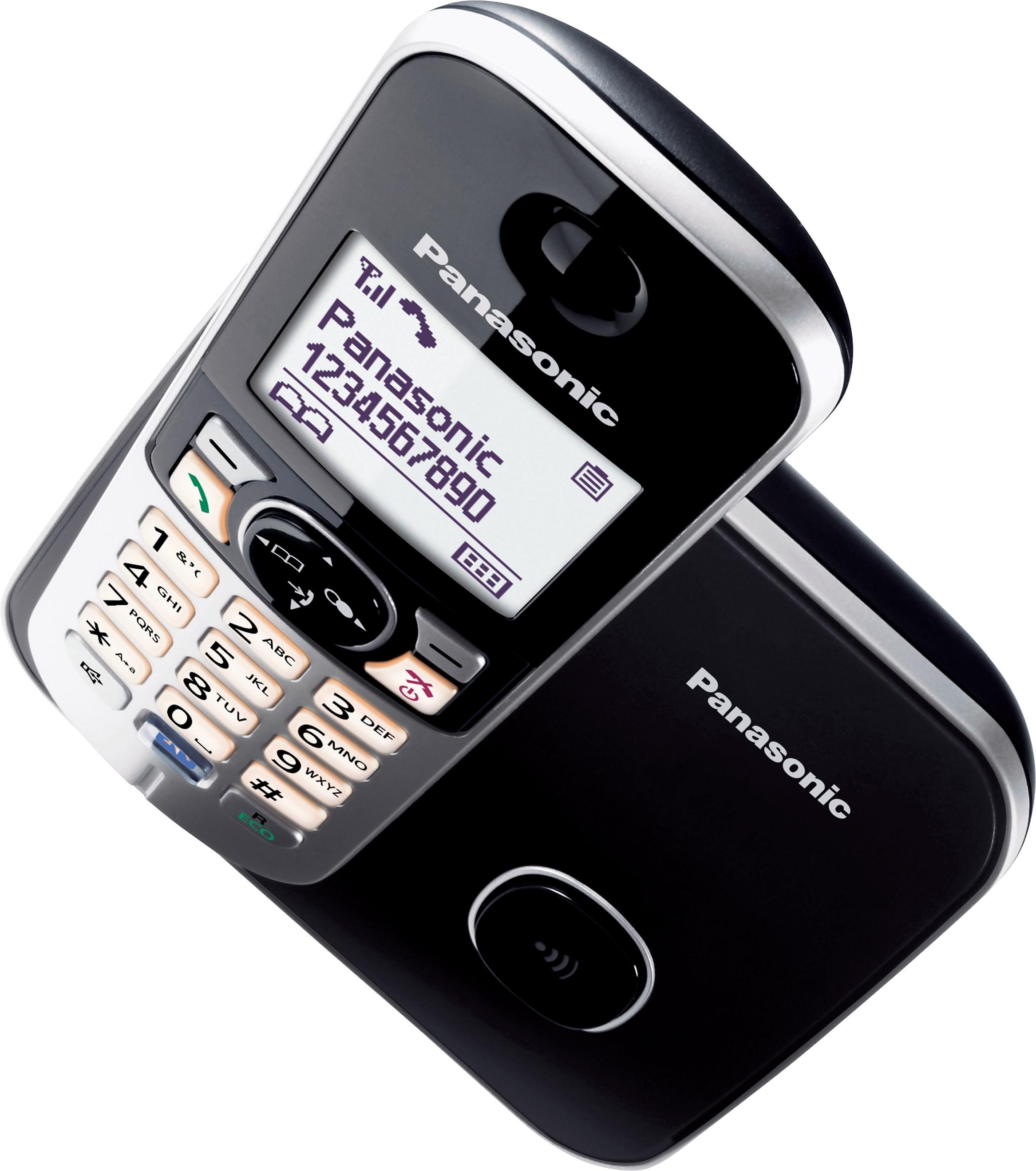 Panasonic Schnurloses DECT-Telefon »KX-TG6811GS«, (Mobilteile: 1), mit Anrufer- und Wahlsperre