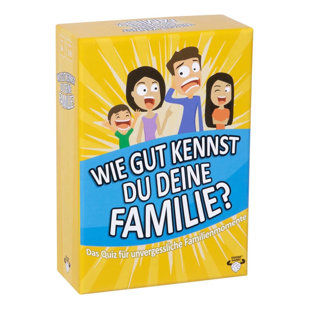 Moose Spiel »Wie gut kennst du deine Familie?«
