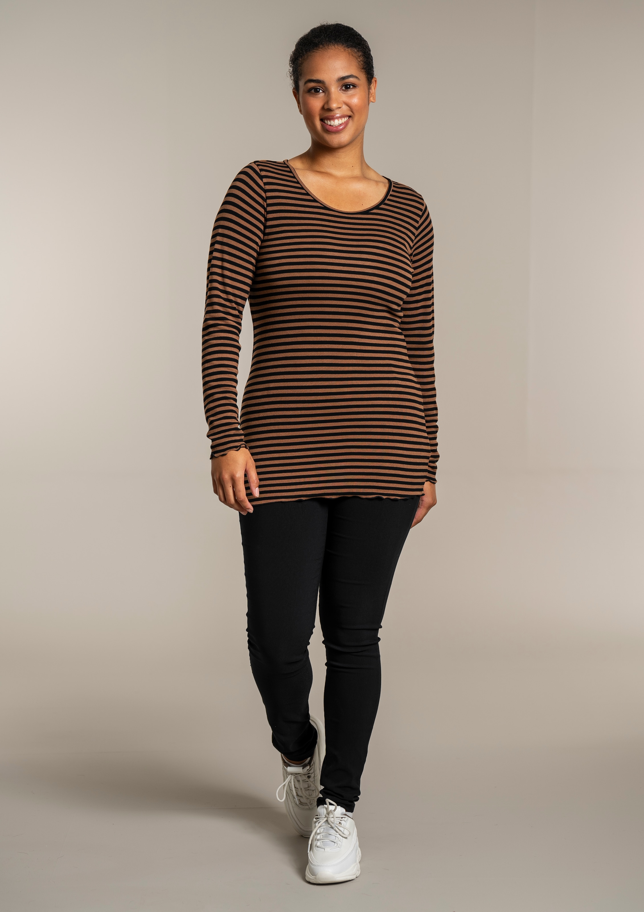 SANDGAARD Langarmshirt »SG147« mit Streifenmuster