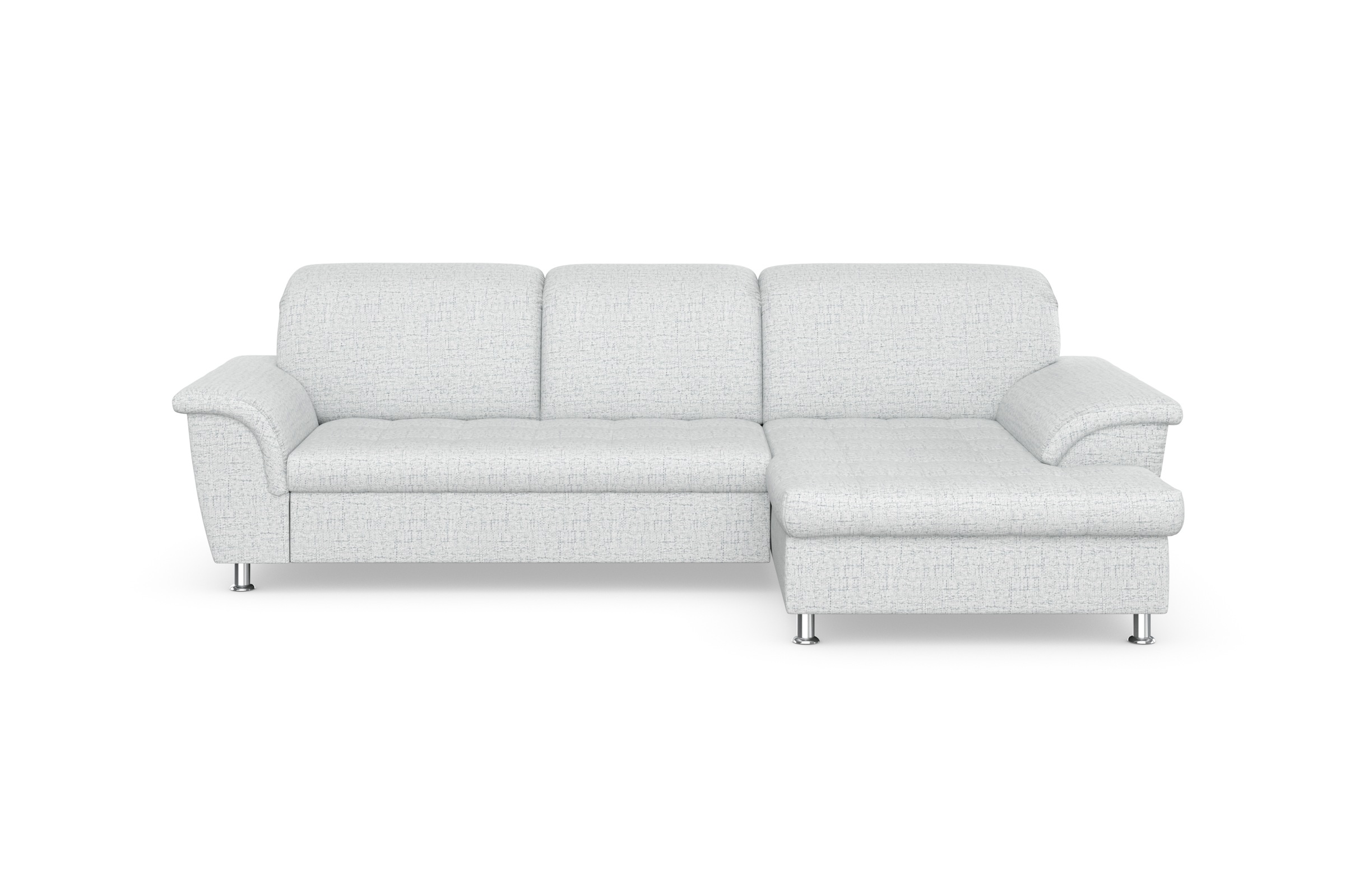 DOMO collection Ecksofa »Franzi Steppung im Sitzbereich B7T/H: 278/162/80 c günstig online kaufen