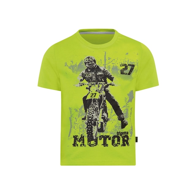 Trigema T-Shirt »TRIGEMA Jungen T-Shirt mit coolem Motorrad-Motiv« online  bestellen