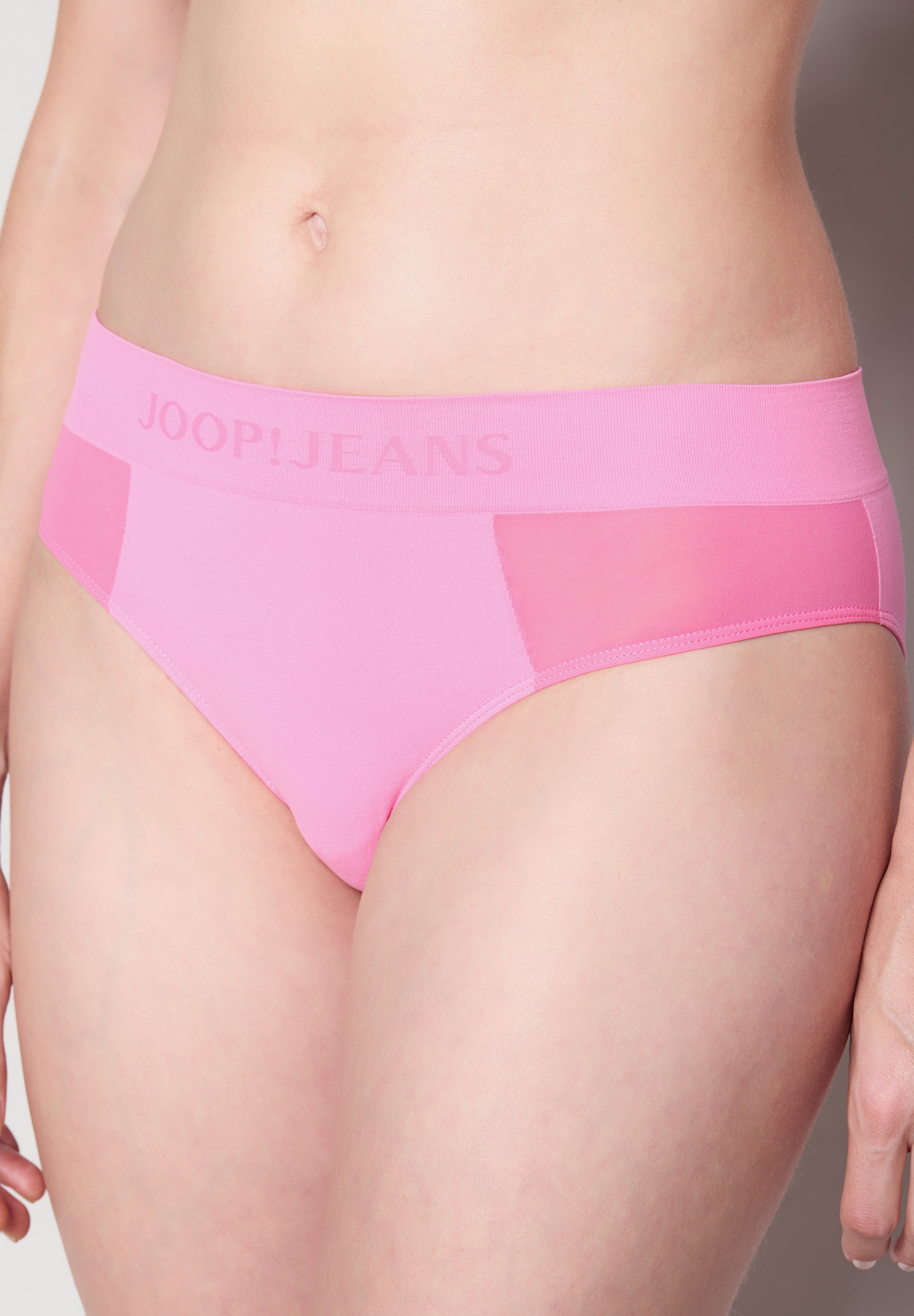 JOOP! Jeans Slip »Seam Free« 2er Pack,  mit Mesh-Einsatz und breitem Logobund