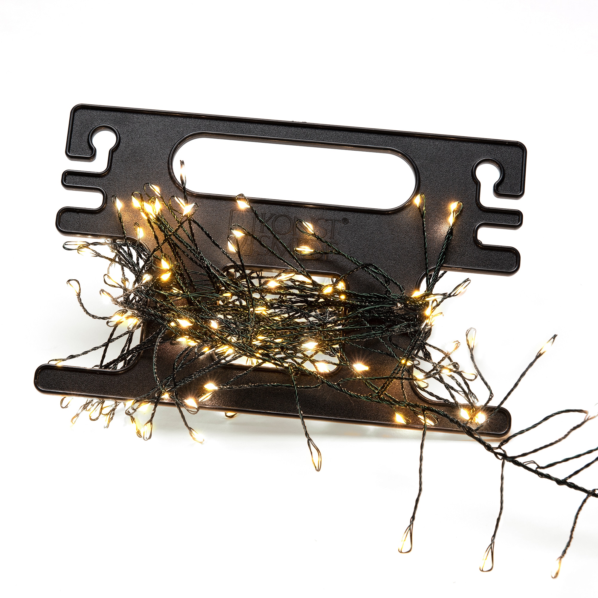 KONSTSMIDE LED-Lichterkette »Weihnachtsdeko aussen«, Cluster, auf Rechnung kaufen LED Micro Aufroller 400 St.-flammig, Büschellichterkette mit