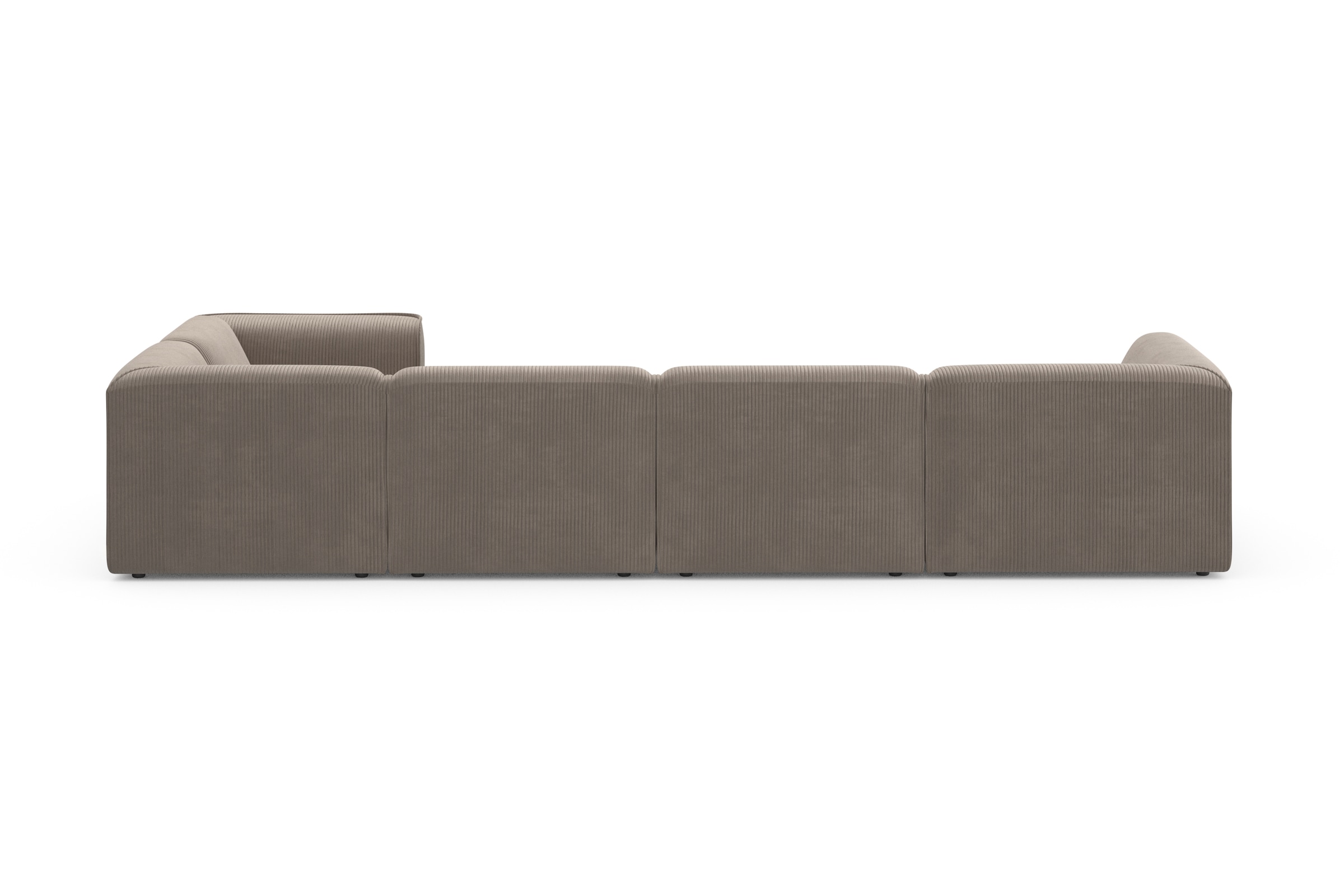 RAUM.ID Wohnlandschaft »Merid U-Form, jederzeit durch Module erweiterbar, B/T/H: 367/206/70 cm«, als Modul oder separat verwendbar, für individuelle Zusammenstellung