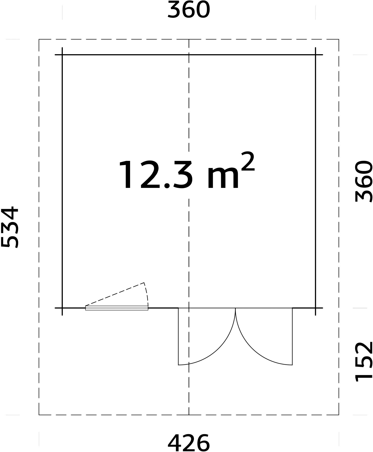 Palmako Gartenhaus »Sally« verschiedene Farben