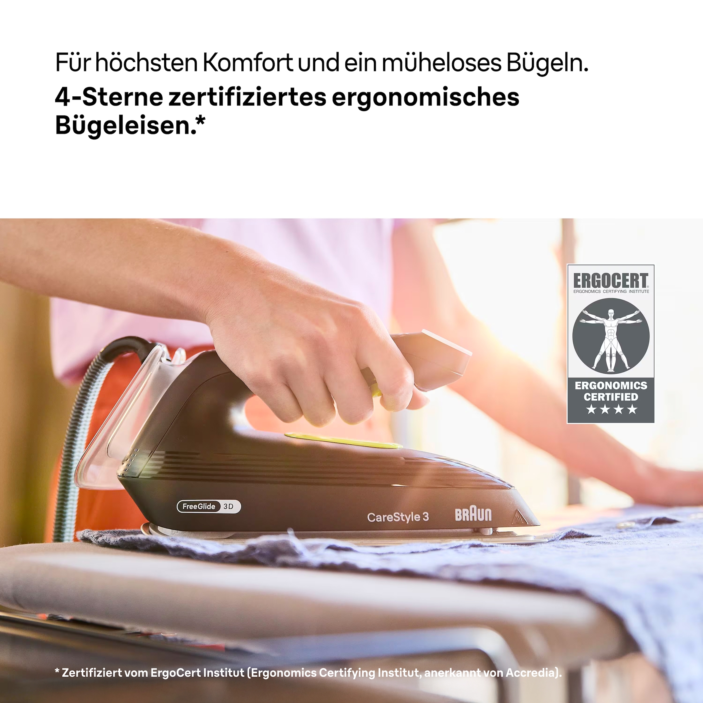 Braun Dampfbügelstation »CareStyle 3 IS 3257 BK« 1.800 ml Wassertank