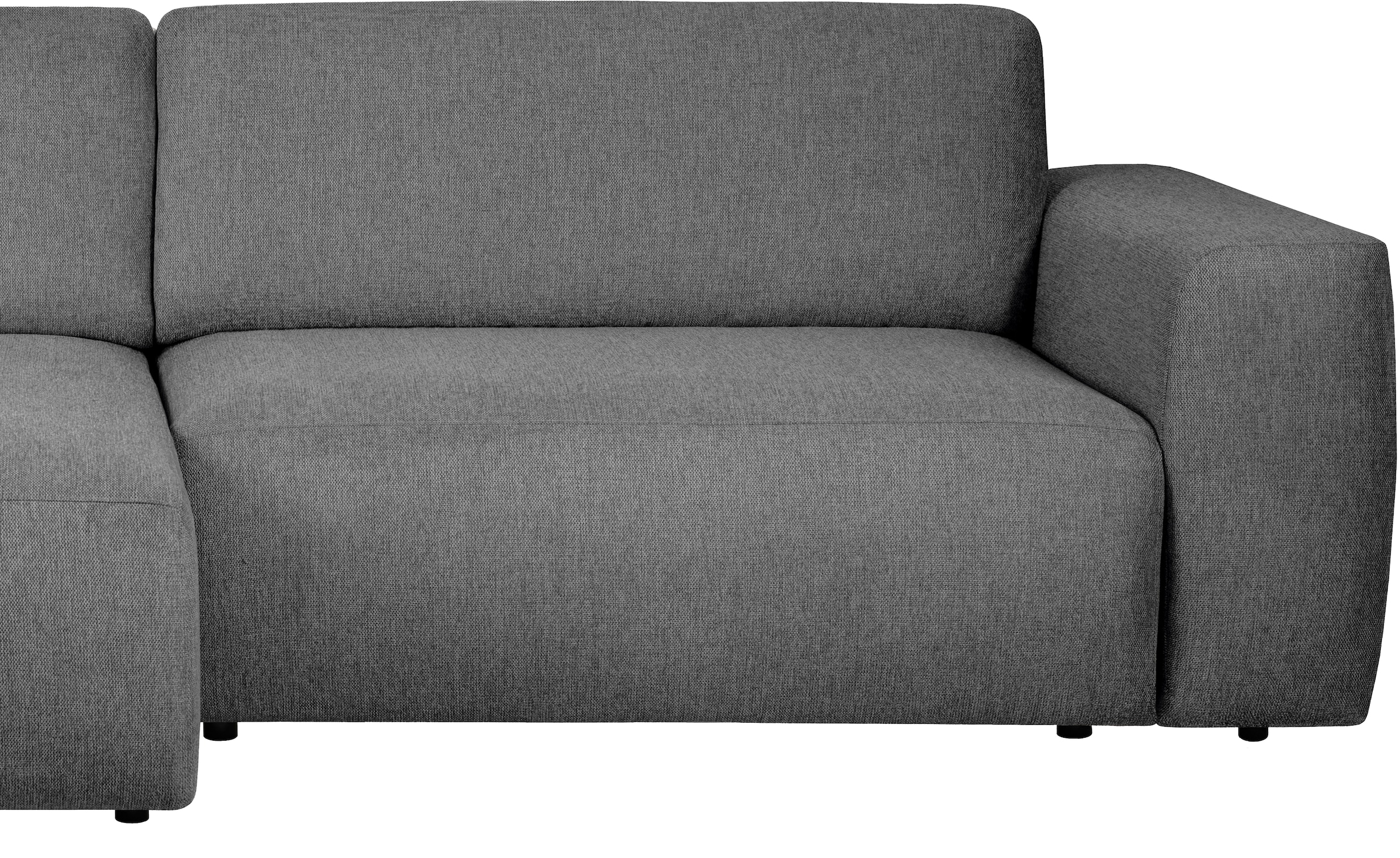 Home affaire Schlafsofa »Noord Schlafecksofa, Breite 250 cm« Cord, Struktur, Webstoff, mit Wellenunterfederung, Massivholzrahmen