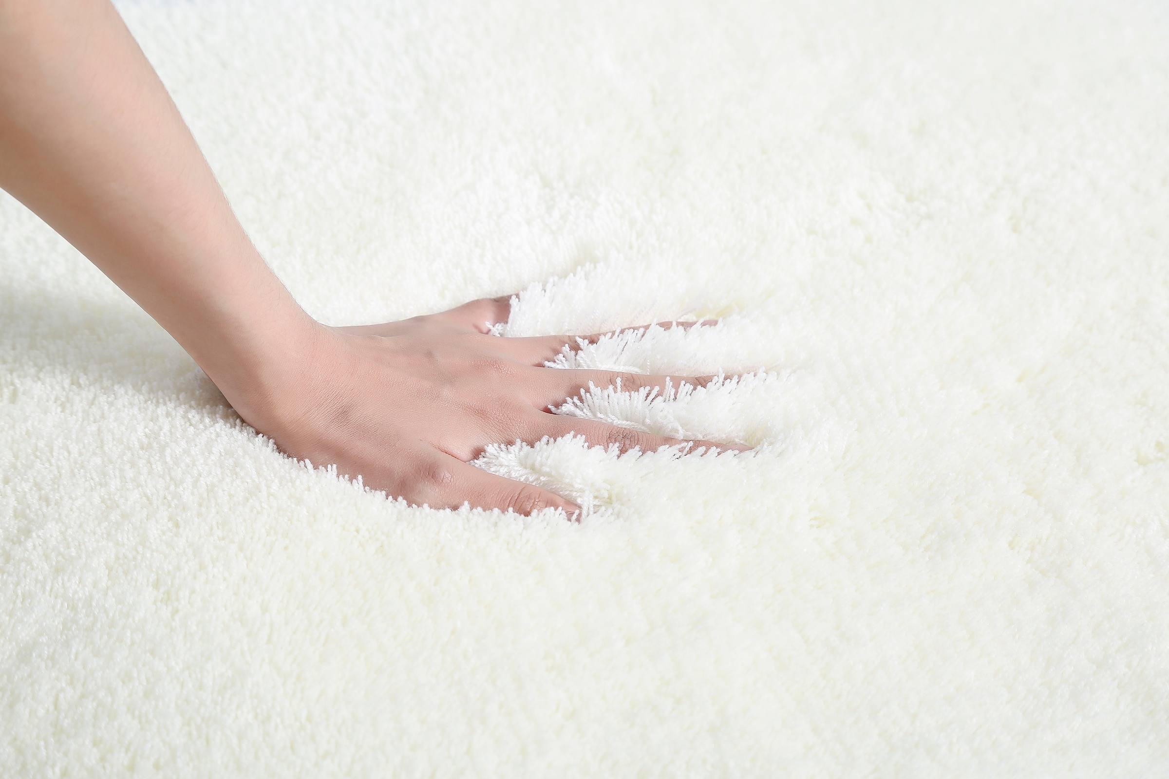 my home Badematte »Merida, Badvorleger, Badezimmer Teppich«, rutschhemmend beschichtet, fußbodenheizungsgeeignet-schnell trocknend-strapazierfähig, Badteppich, Uni Farben, rechteckig, rund & als 2-tlg. Set erhältlich