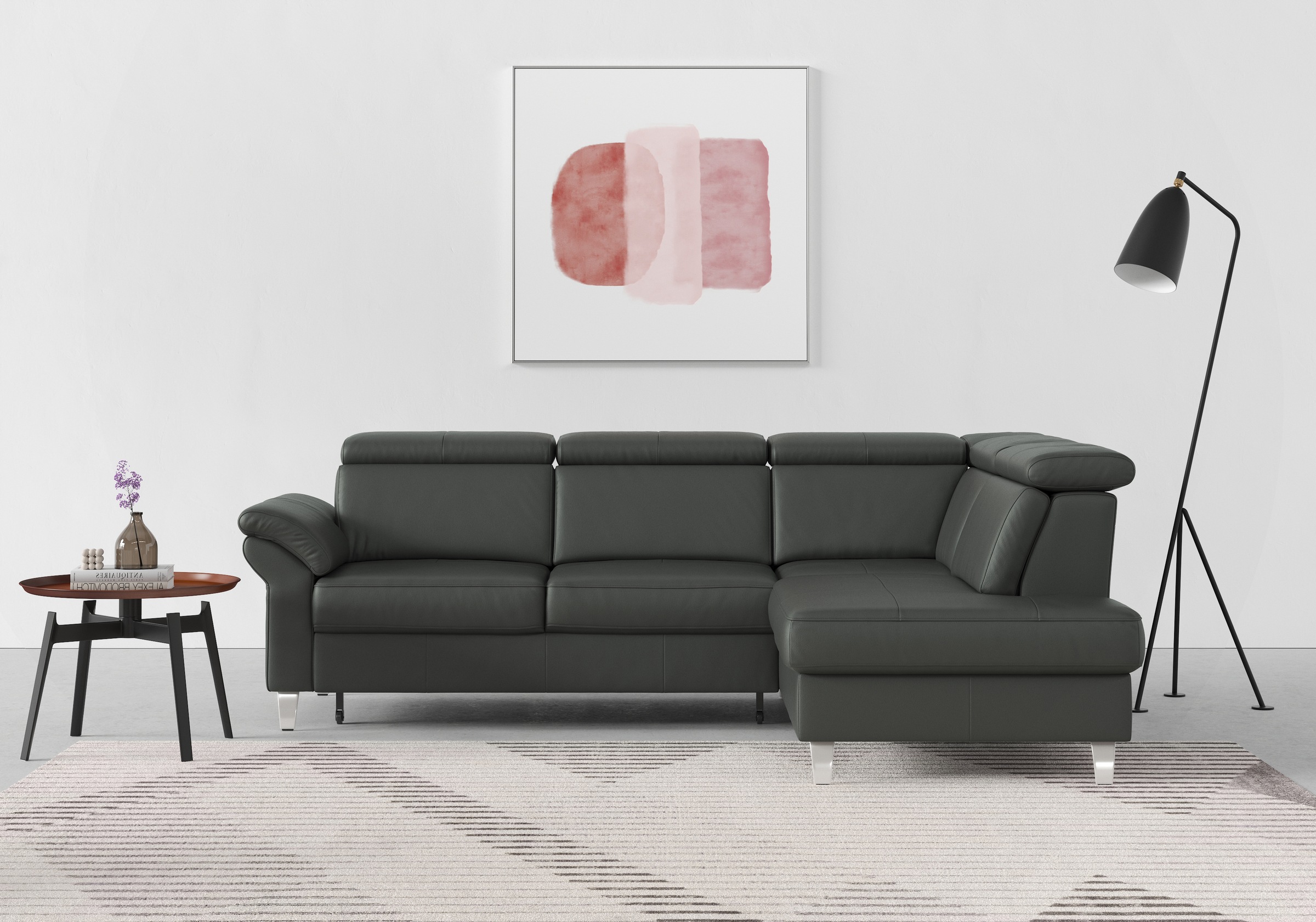 sit&more Ecksofa, inklusive Kopfteilverstellung, wahlweise mit Bettfunktion günstig online kaufen