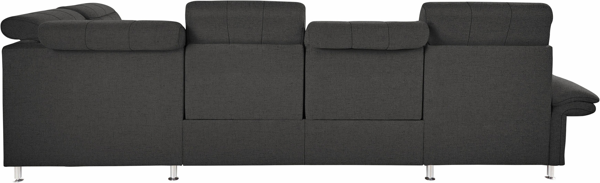 Places of Style Wohnlandschaft »Manhattan U-Form«, 2 Sitze mit elektrischer Relaxfunktion, verstellbare Armlehnen