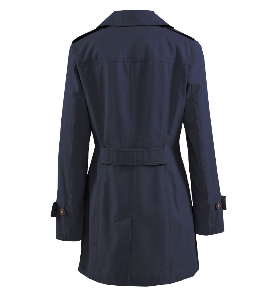 Fuchs Schmitt Kurzmantel Lightweight Cotton, Regular Fit, Schulterklappen