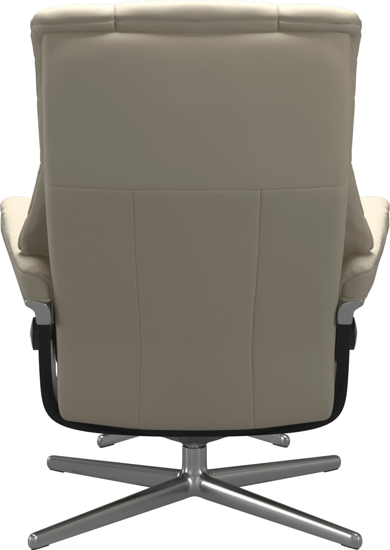 Stressless® Relaxsessel »Mayfair«, (Set, Relaxsessel mit Hocker), mit Hocker, mit Cross Base, Größe S, M & L, Holzakzent Schwarz