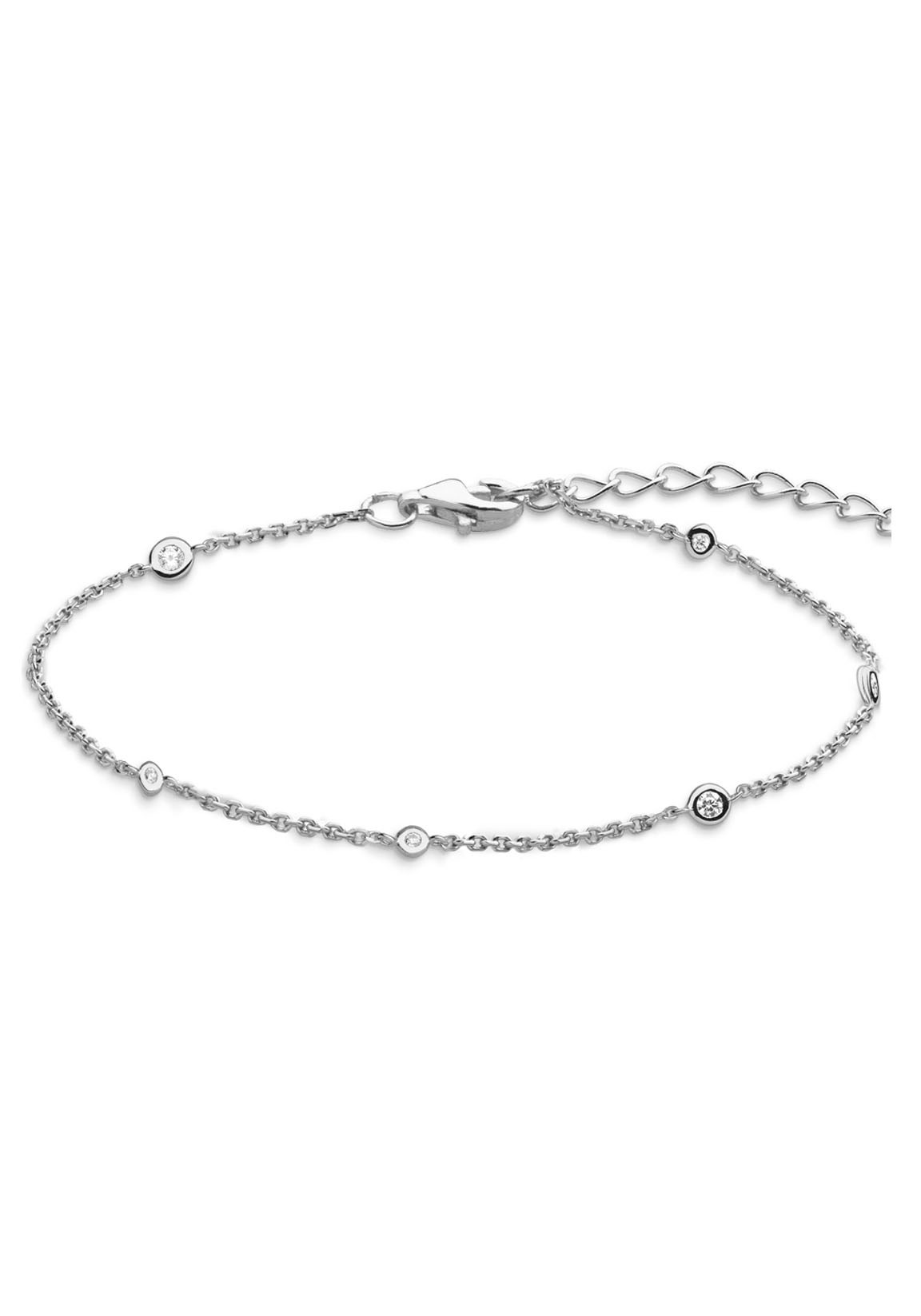 XENOX Armband »XS ZARGE SILBER, XS3831«, mit Zirkonia (synth.)