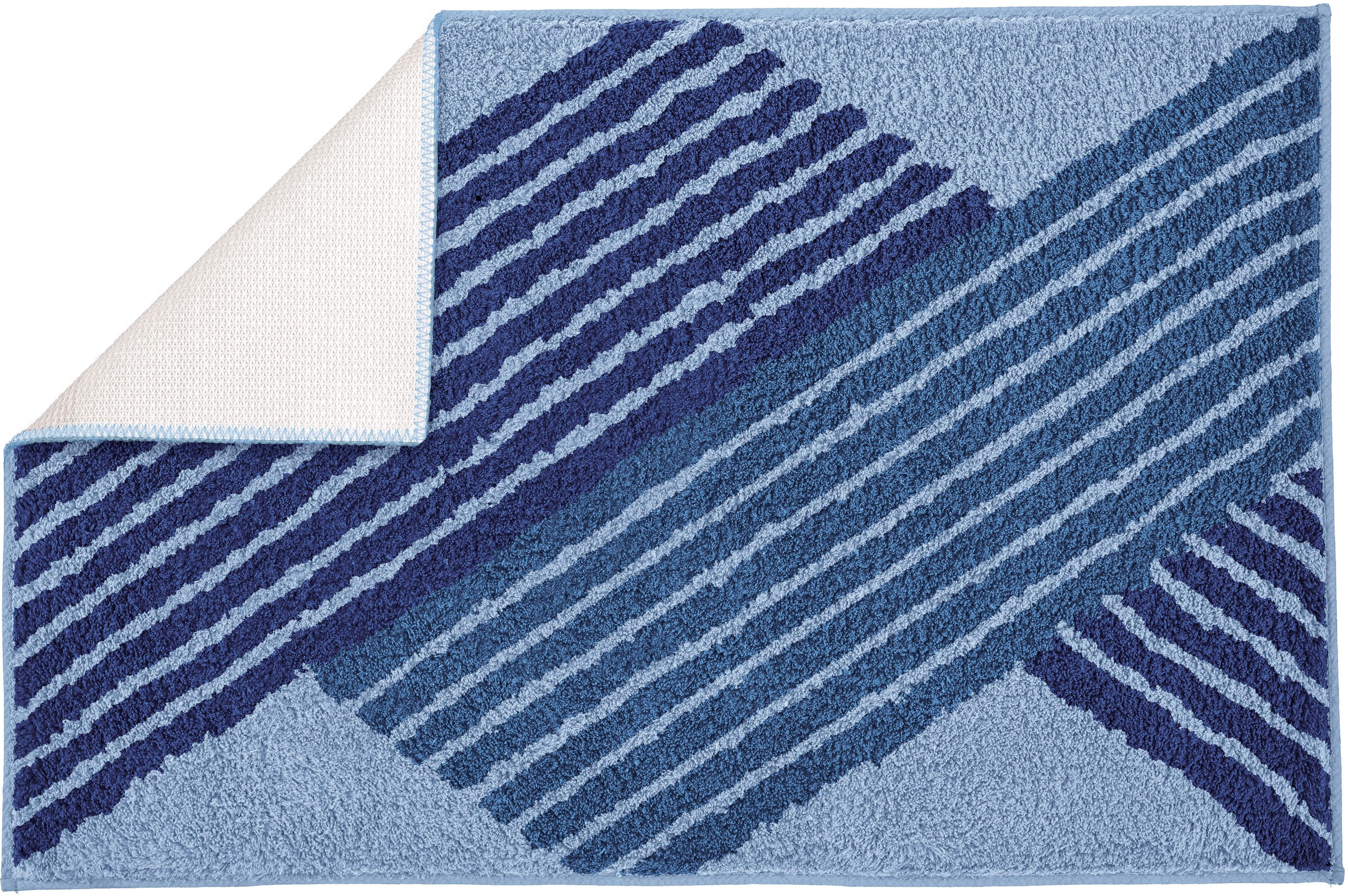 Kleine Wolke Badematte »Cross« Höhe 20 mm rutschhemmend beschichtet fußbode günstig online kaufen