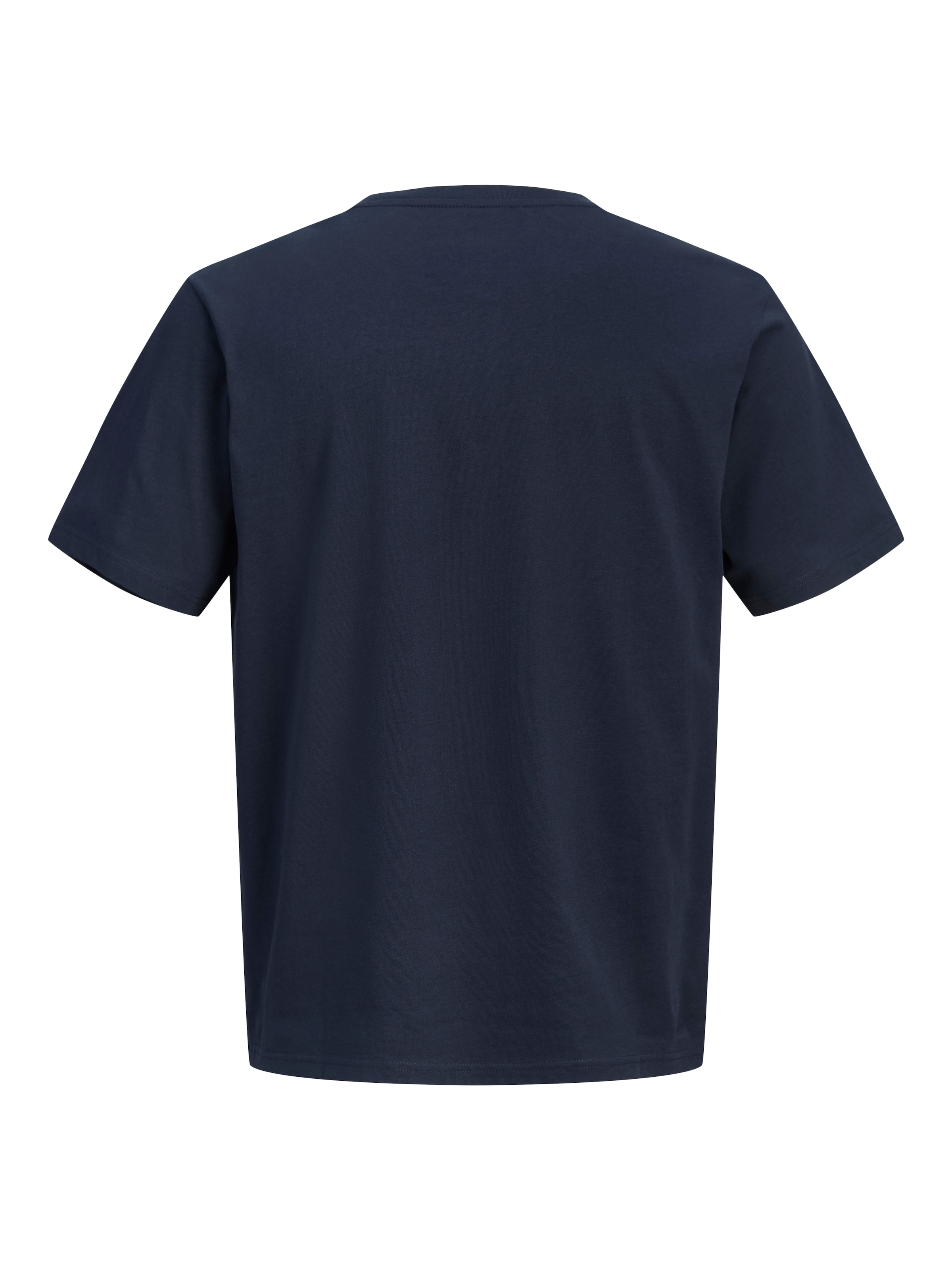 Jack & Jones PlusSize T-Shirt »JJEDENVER LOGO TEE SS O-NECK SN PLS« Baumwolle, locker geschnitten