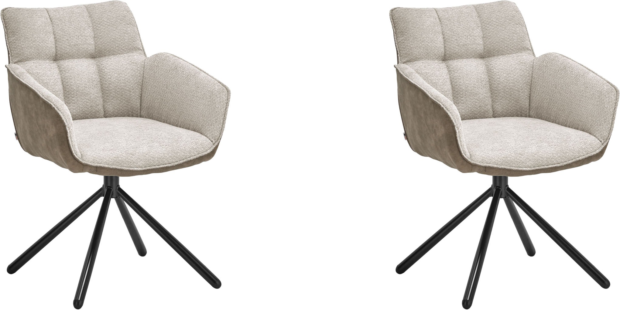 set one by Musterring Esszimmerstuhl »Frisco-B« (Set) 2 Stk.Bezug innen Che günstig online kaufen