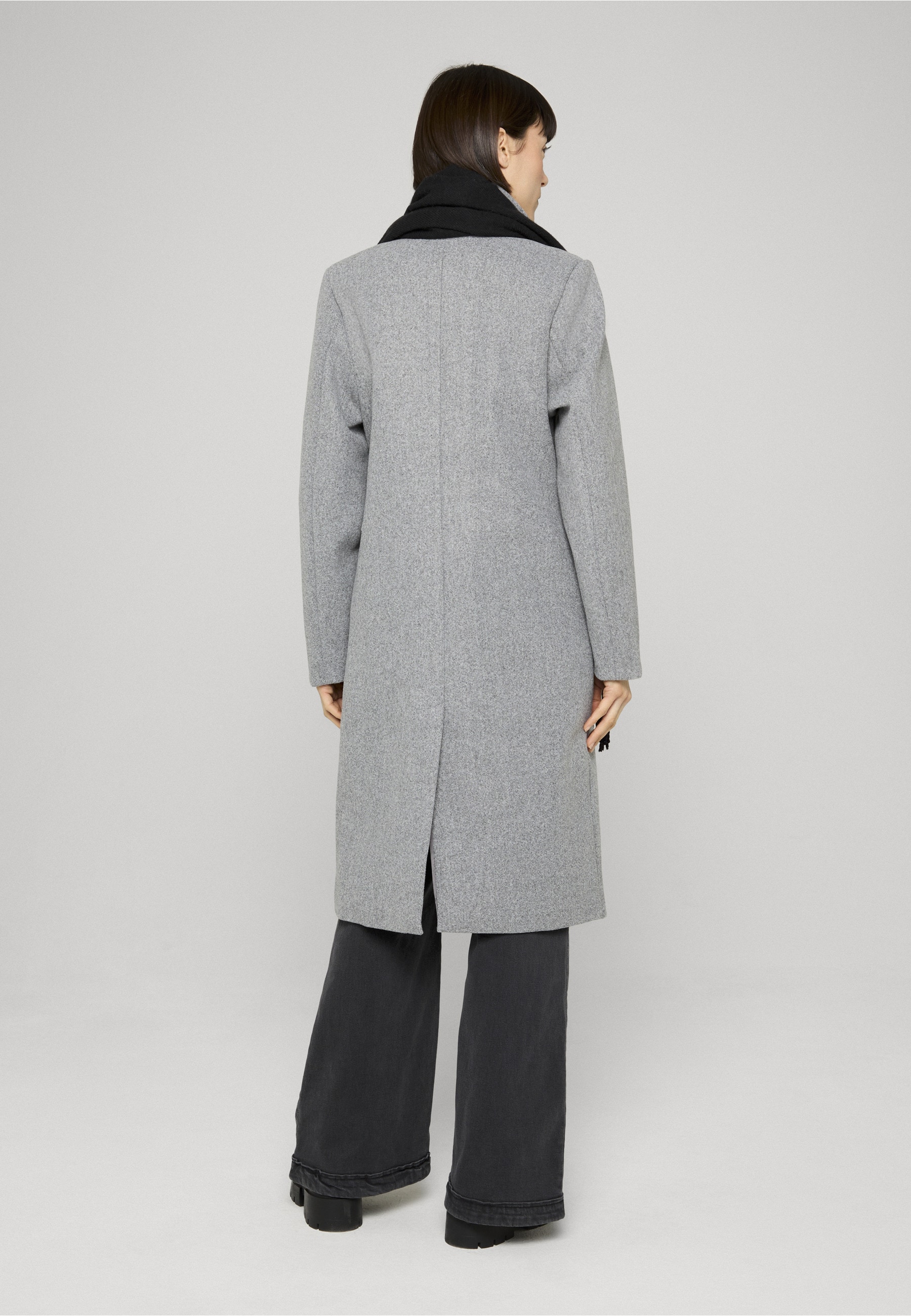 URBAN CLASSICS Winterjacke »Urban Classics Ladies Basic Coat« 1 Stk. tlg. ohne Kapuze