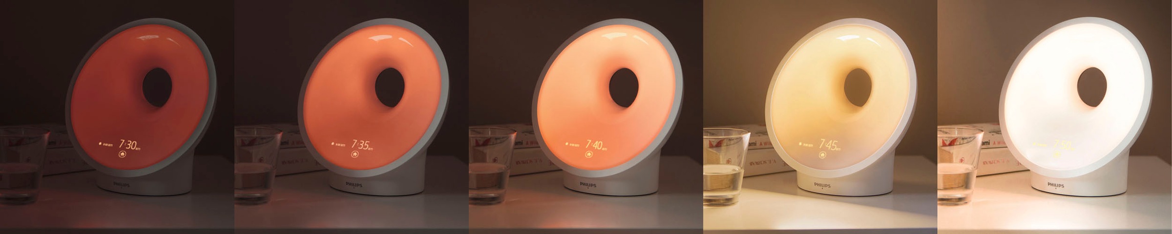Philips Tageslichtwecker »SmartSleep HF3672/01«, mit 8 natürlichen Wecktönen, UKW Radio und 25 Lichteinstellungen