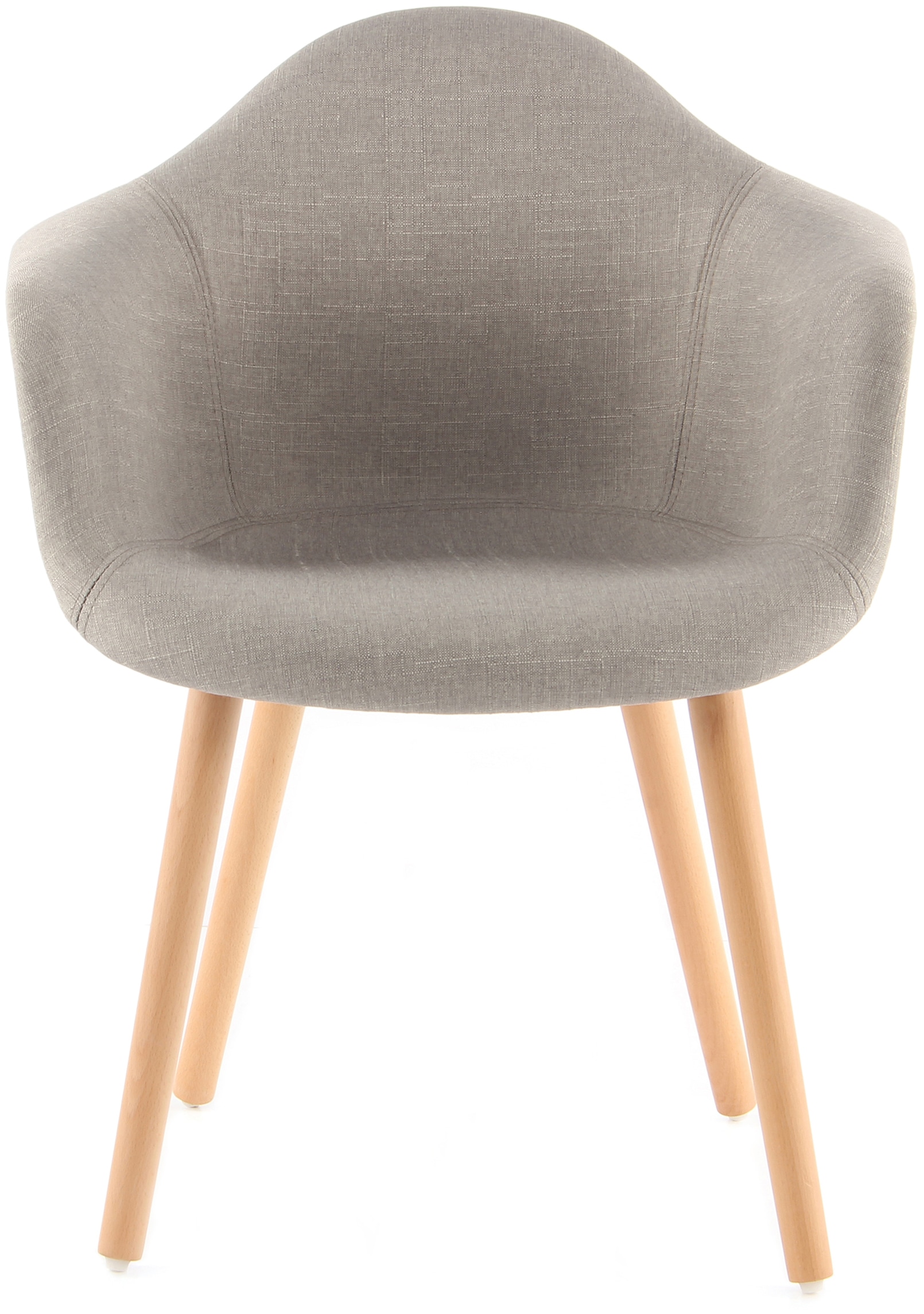Kayoom Polsterstuhl »Stuhl Winston 325 2er-Set, weiche Sitzfläche aus Schaumstoff«, (Set), 2 St., attraktiv, Holzbeine, weiche Sitzfläche aus Schaumstoff