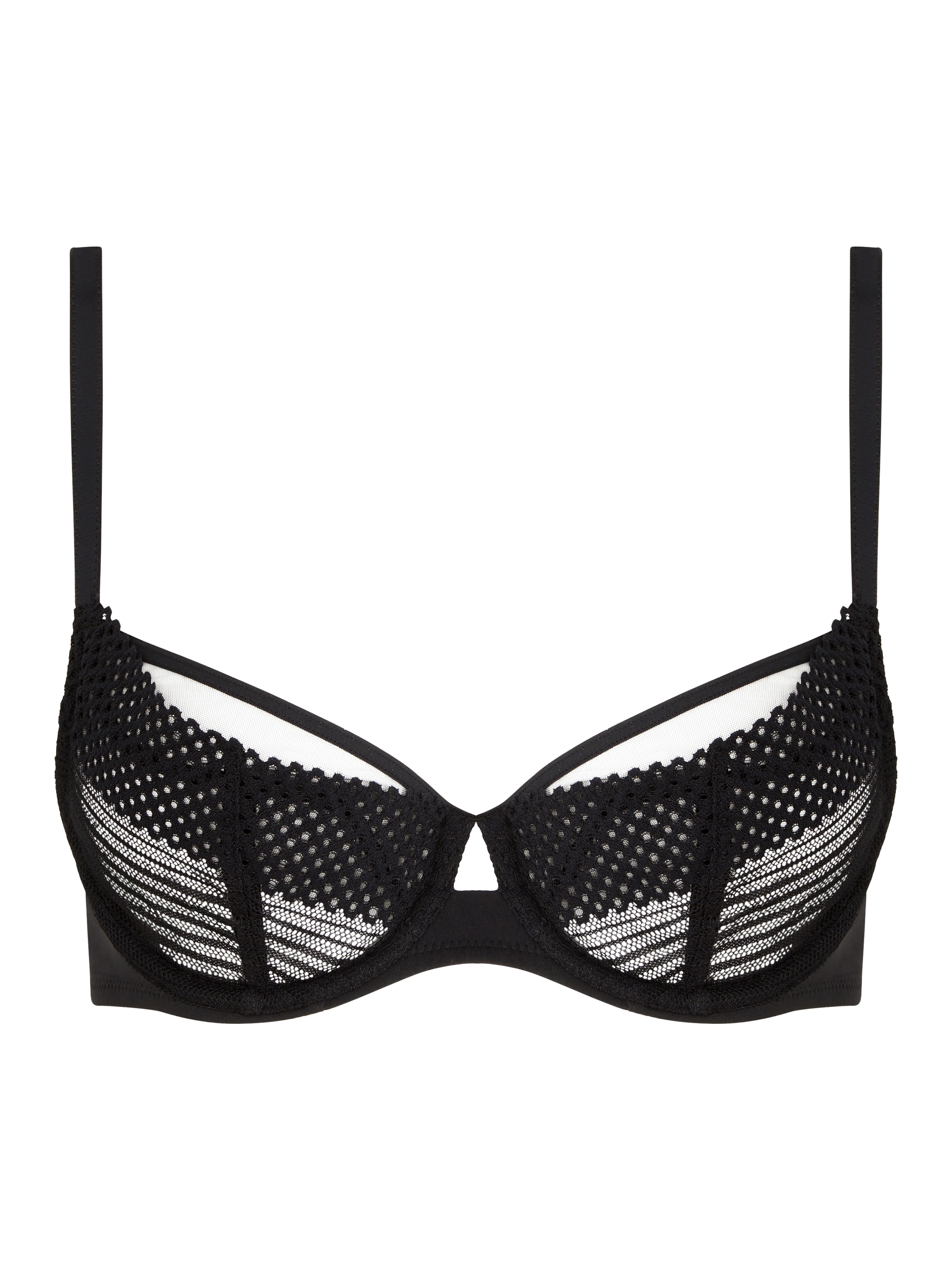 Chantelle Bügel-BH »PLAY« Spitze, Tüll, blickdichtes Gewebe, Cut-Outs am Mittelsteg