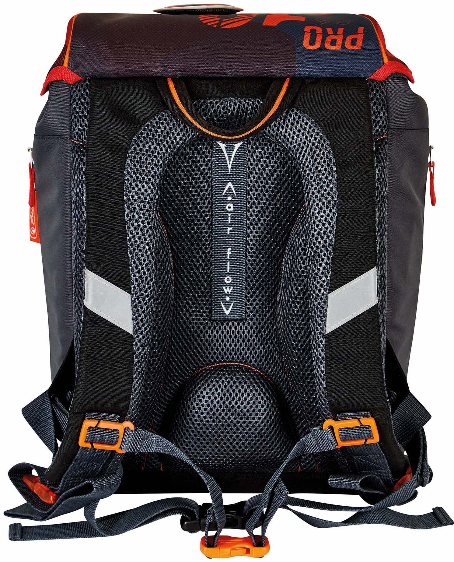 Herlitz Schulrucksack »SoftLight Plus, Sports«, Reflektoren-Floureszierende Flächen, mit 2 abnehmbaren Applikationen