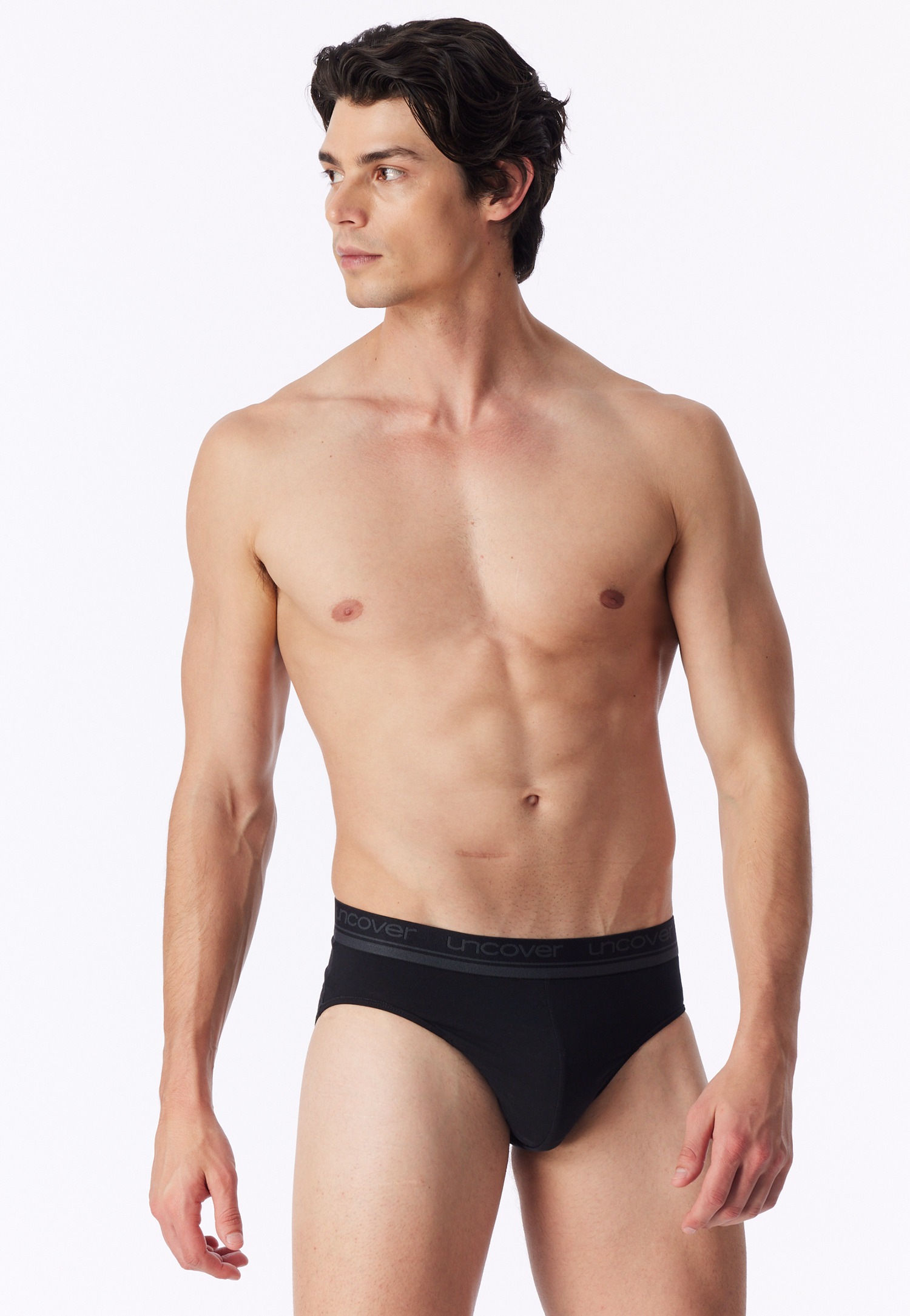 uncover by SCHIESSER Rioslip »Uncover Cotton« elastisch, sportlicher-Look, ohne Eingriff, Logo-Bund
