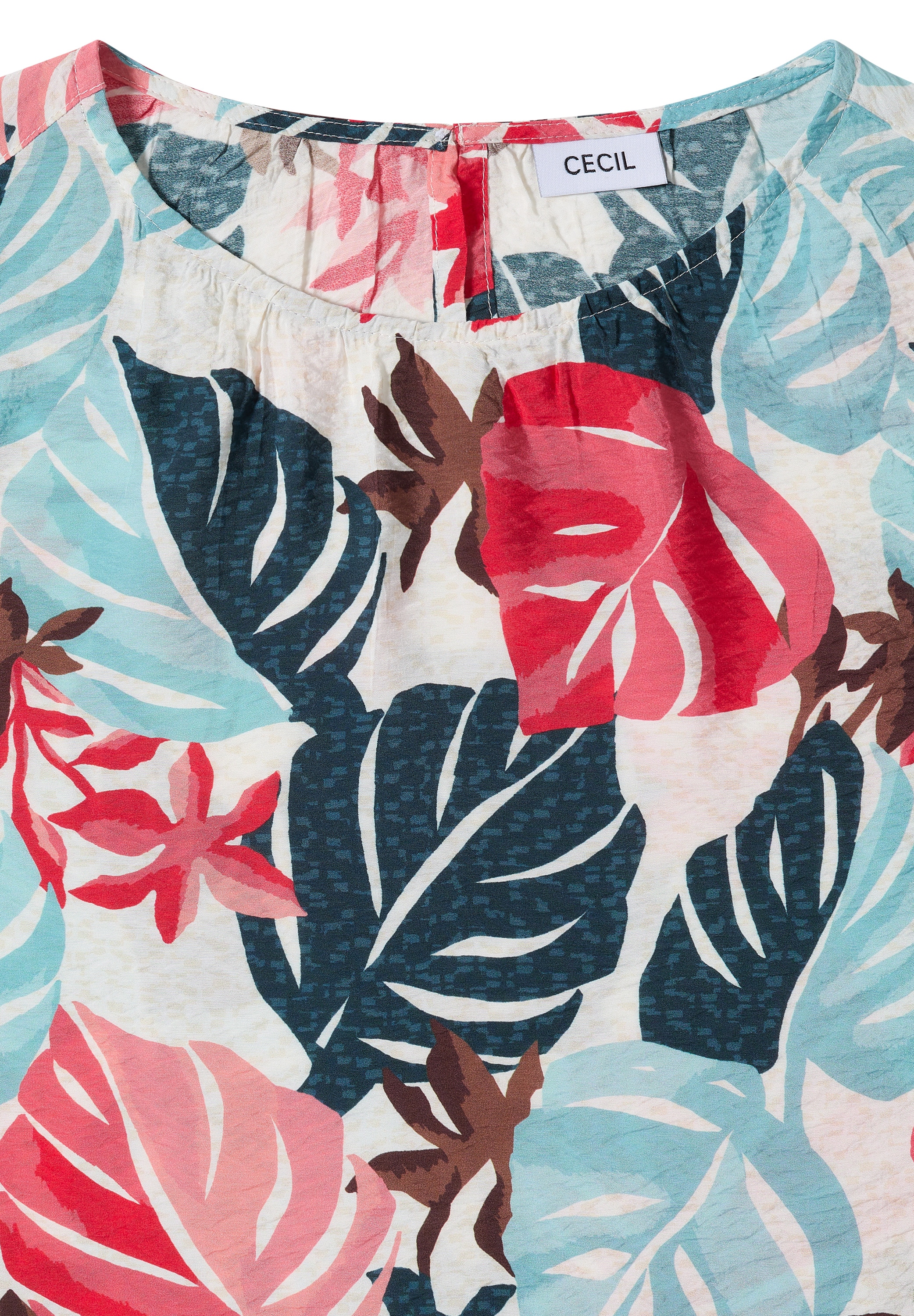 Cecil Blusentop allover-Print, Sommertop, Viskosemix