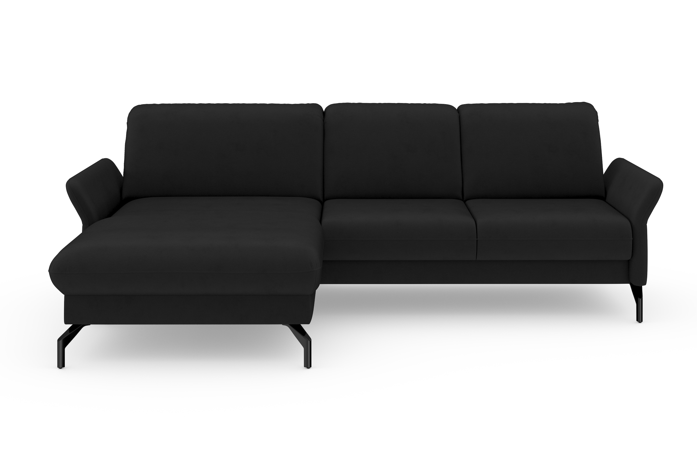 sit&more Ecksofa »Fashion L-Form«, wahlweise mit Kopfteilverstellung und Vorziehsitz, motorisch