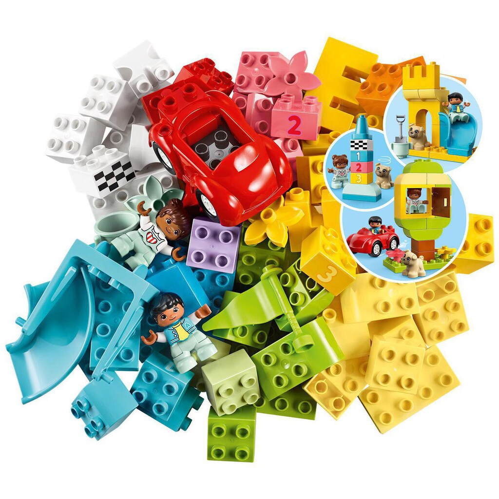 LEGO® Konstruktionsspielsteine »Deluxe Steinebox (10914), LEGO® DUPLO® Classic«, (85 St.), Made in Europe