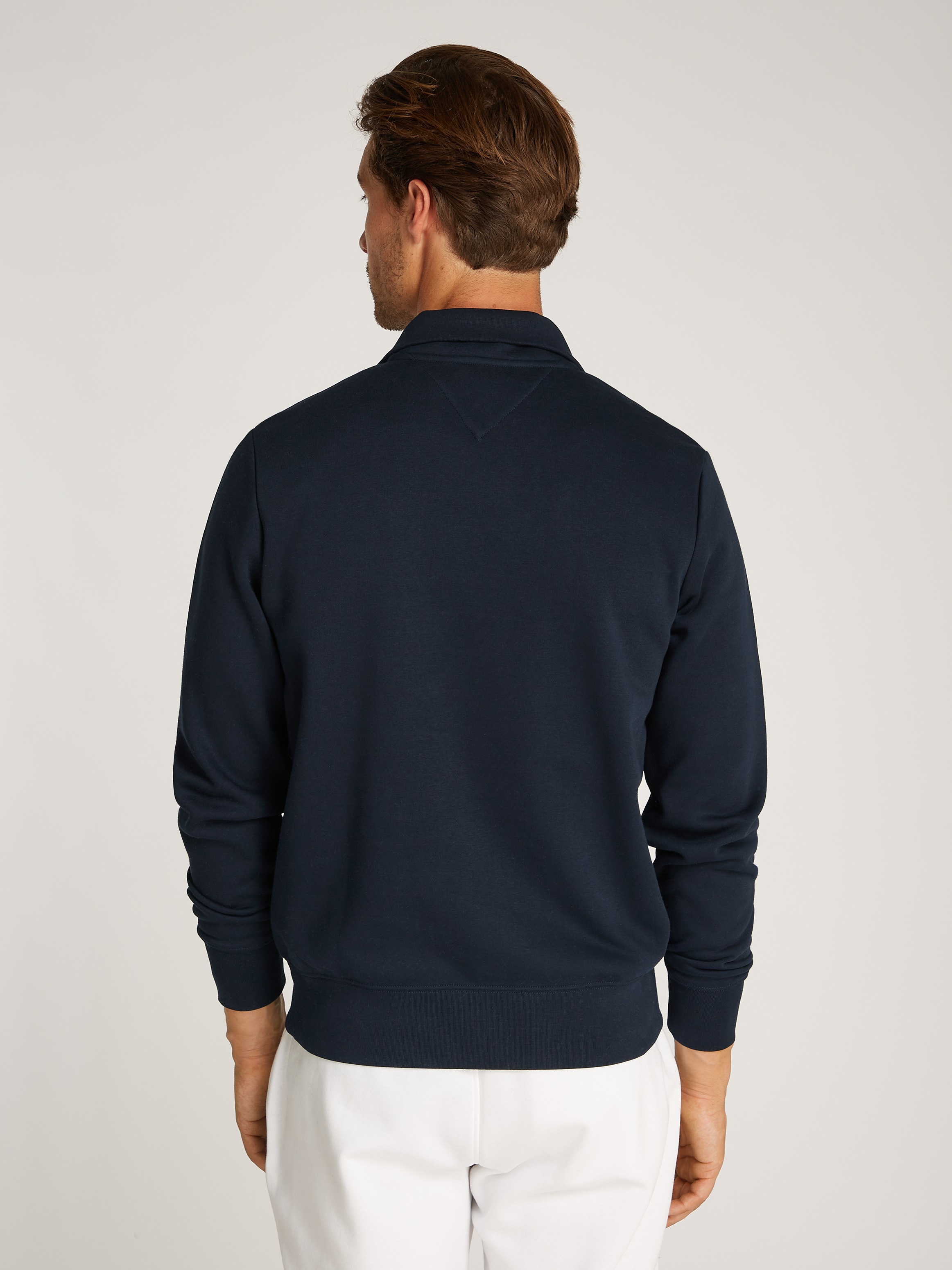 Tommy Hilfiger Sweatshirt »ROUNDALL STAND COLLAR ZIP«, mit Stehkragen und Reißverschluss