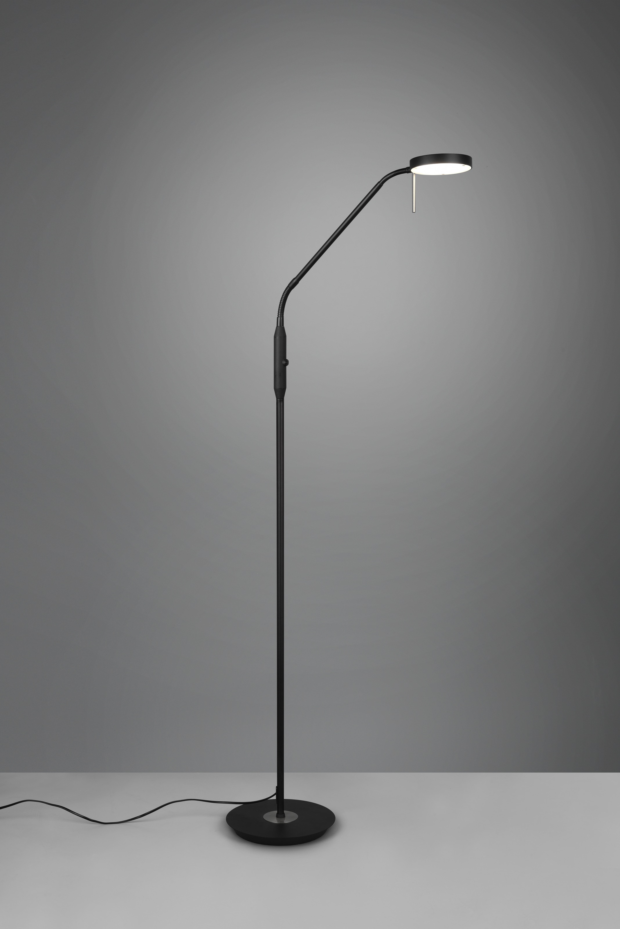 TRIO Leuchten LED Stehlampe »MONZA, Stehleuchte mit Sensordimmer Lichtfarbe einstellbar 2300-4000K«, 1 flammig, Leuchtmittel LED-Board | LED fest integriert, Leuchtenkopf flexibel verstellbar Memoryfunktion Höhe 145-160 cm