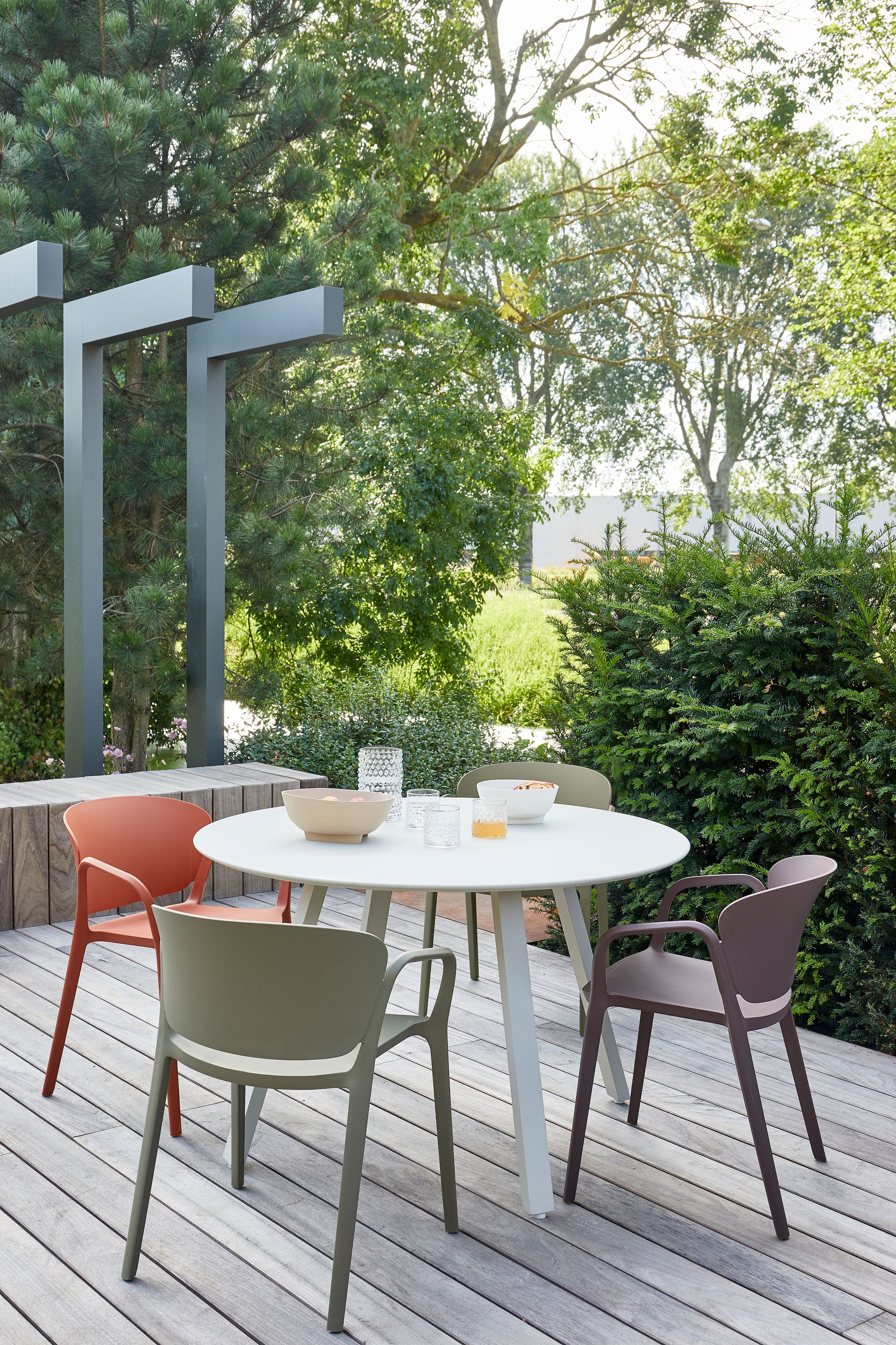 WOOOD Gartentisch »Auke Tisch Esstisch Durchmesser 120 cm«