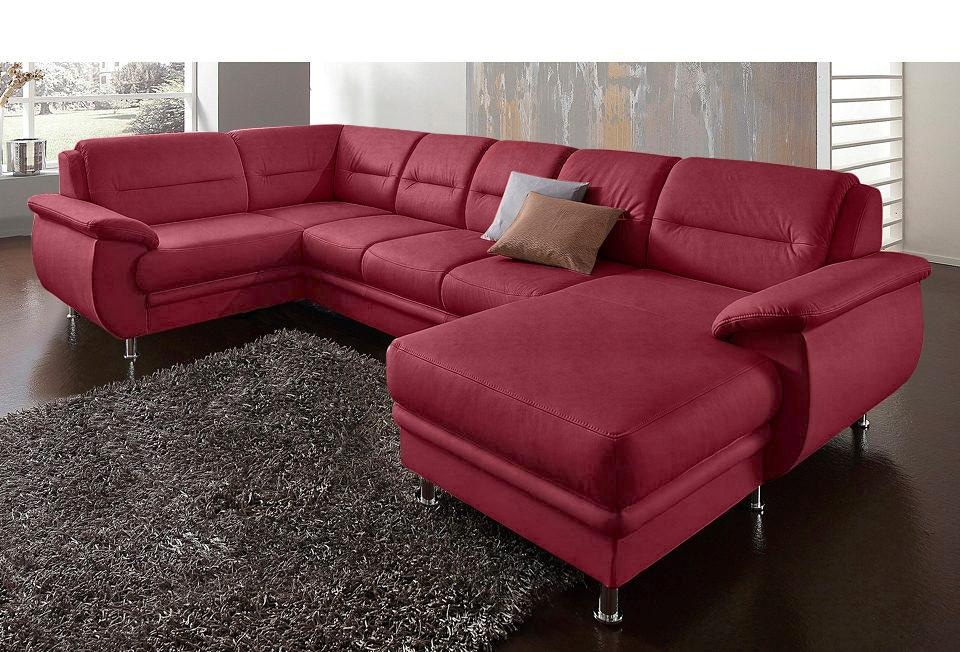 sit&more Wohnlandschaft »Mailand U-Form, B: 312 cm« optional Bettfunktion günstig online kaufen