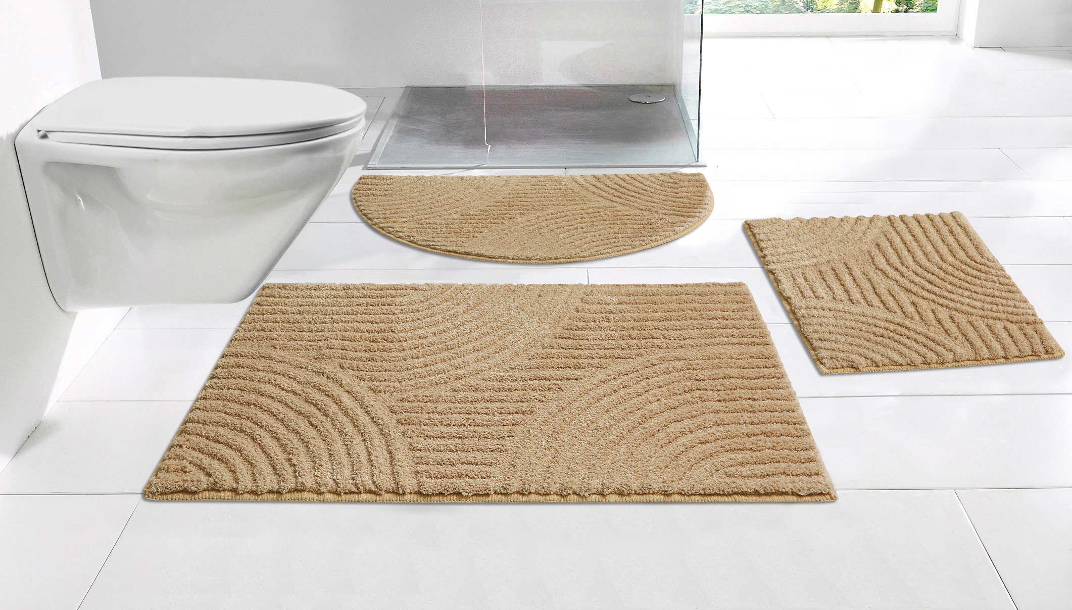 my home Badematte »Ognon, Scandi, Boho, modernes Muster«, rutschhemmend bes günstig online kaufen
